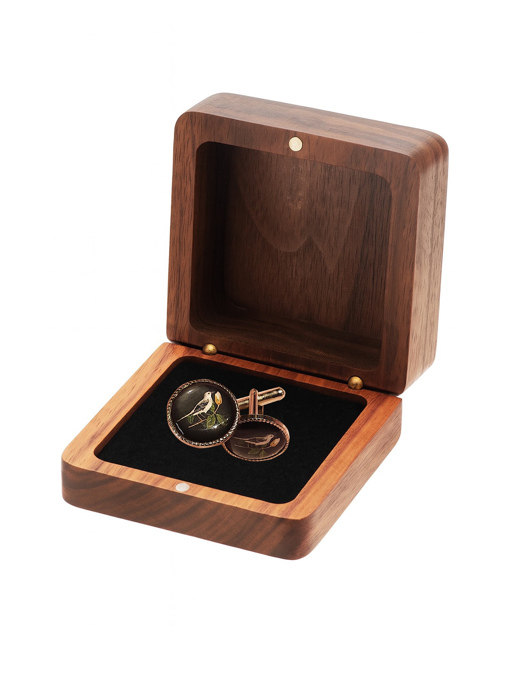 Elegant Bird Motif Cufflinks