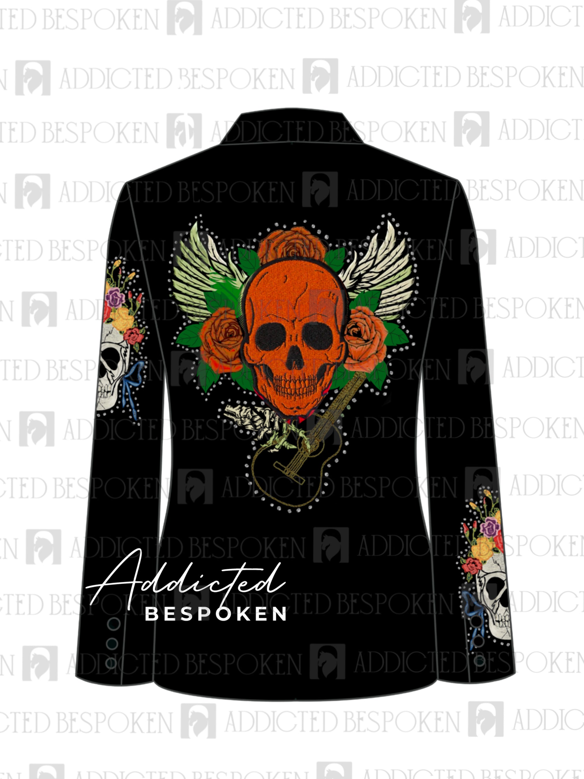 Embroidered Halloween Costume Addicted Bespoken