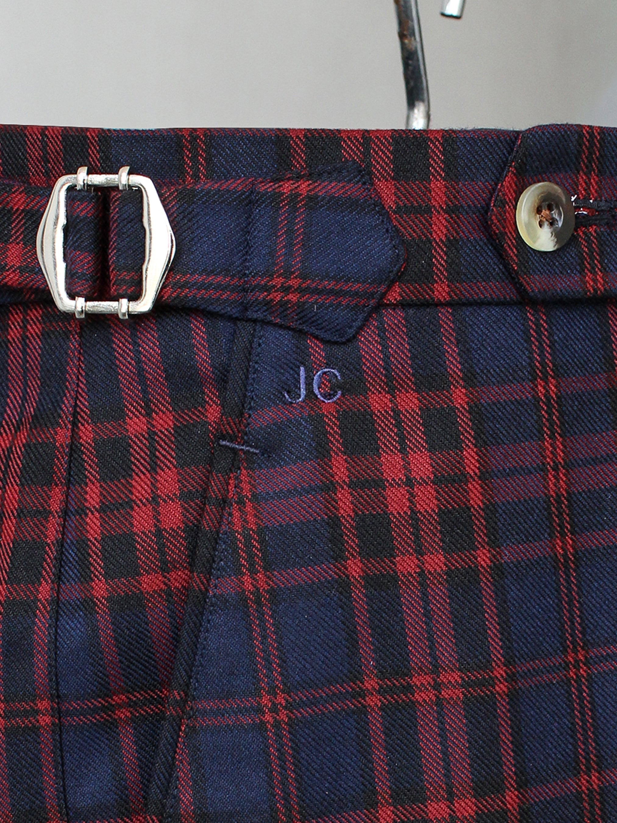 Tailored Check Gurkha Pant Addicted Bespoken