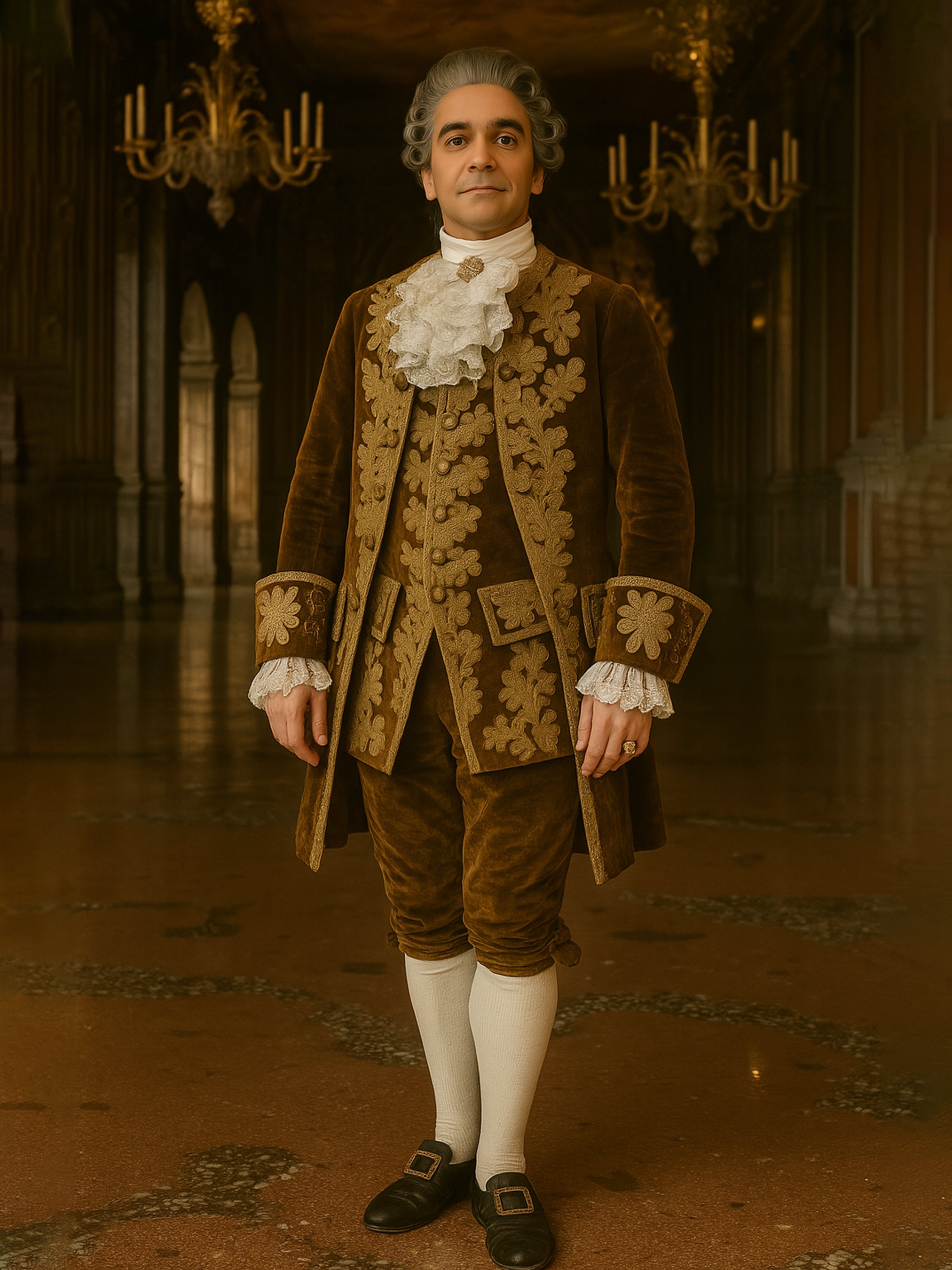 Golden Chestnut Court Costume