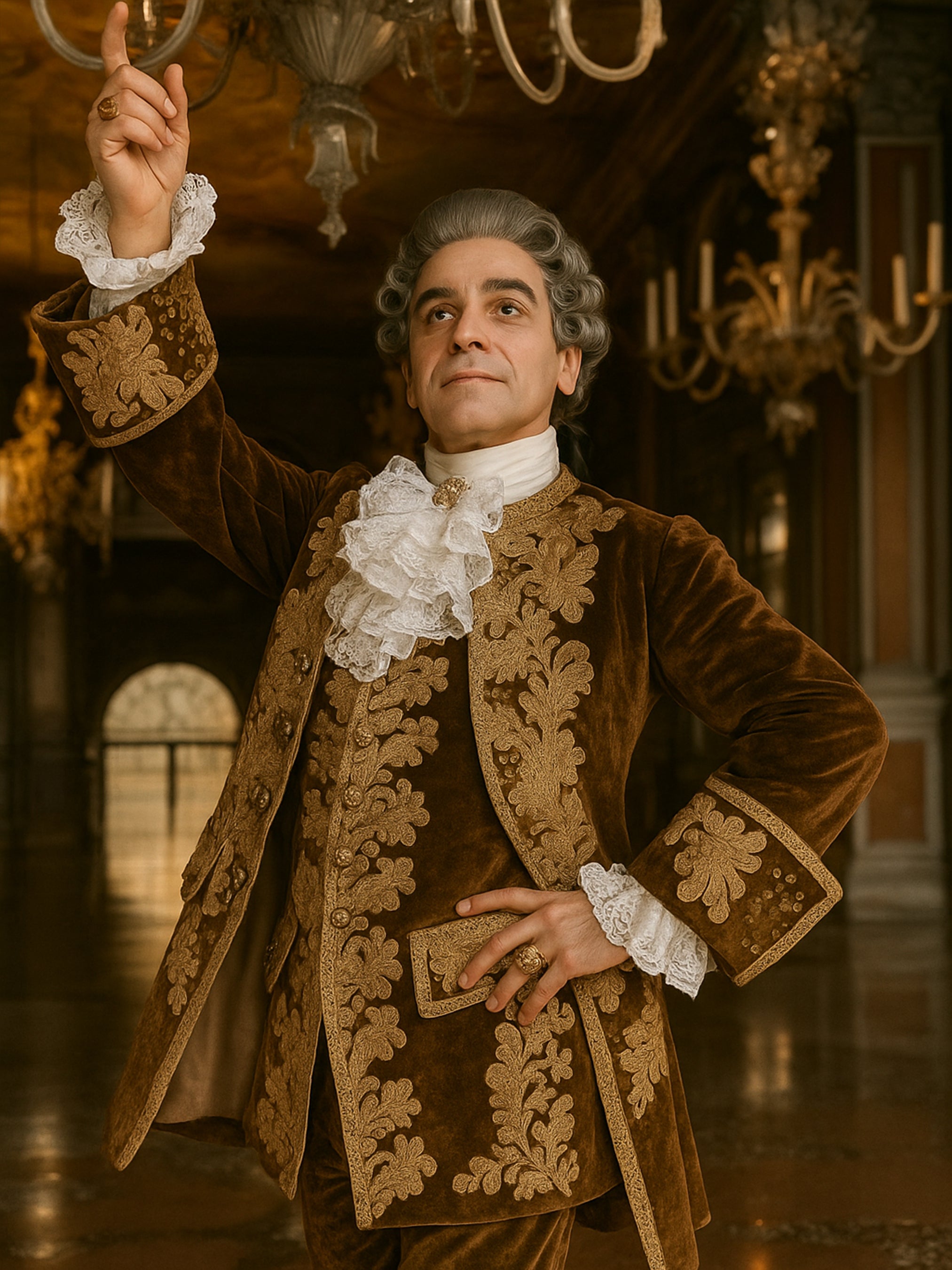 Golden Chestnut Court Costume