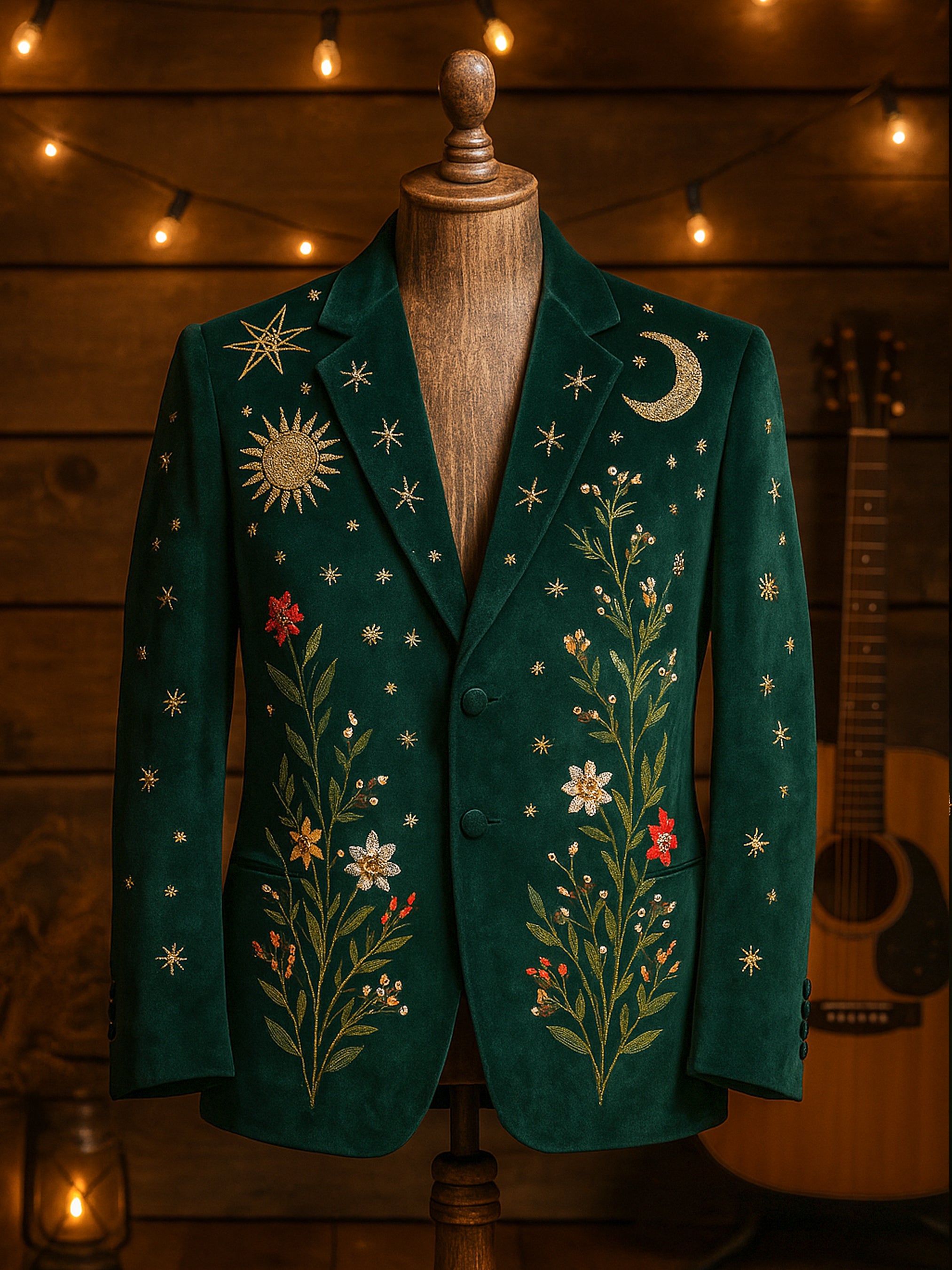 Starlight Bloom Harmony Forest Blazer