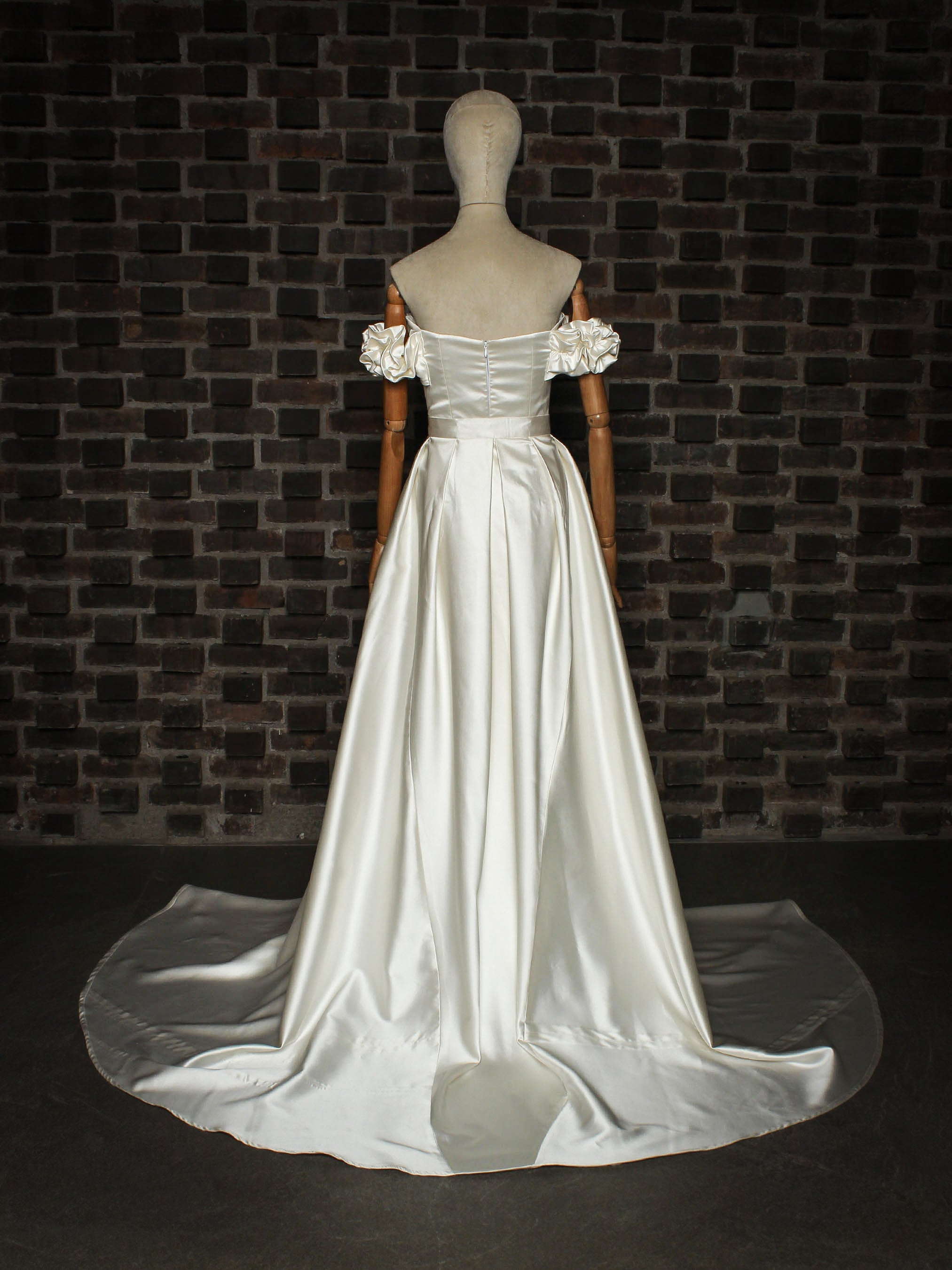 Off Shoulder Bridal Gown Addicted Bespoken