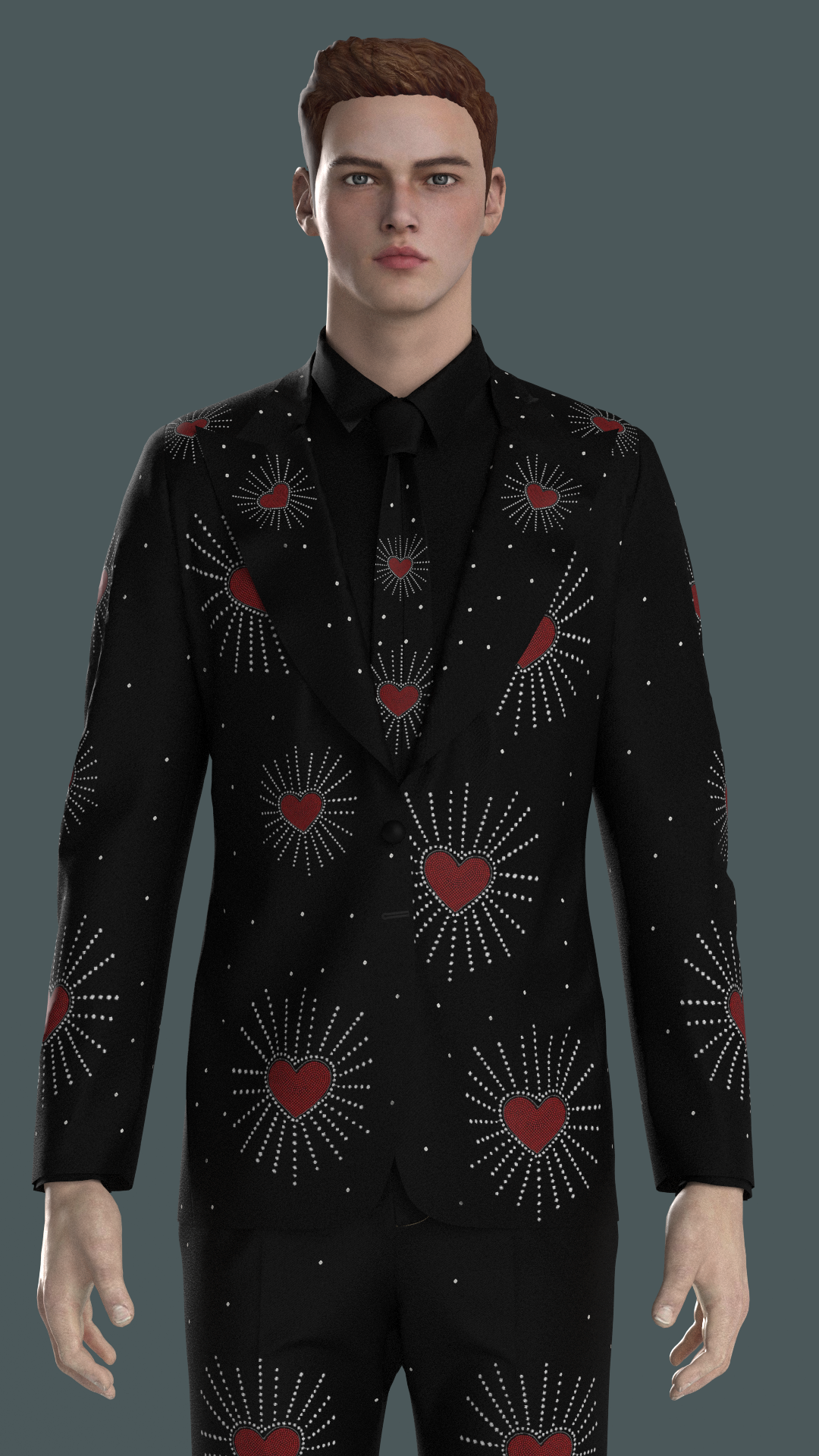 Custom made 2pc Suit for Spencer