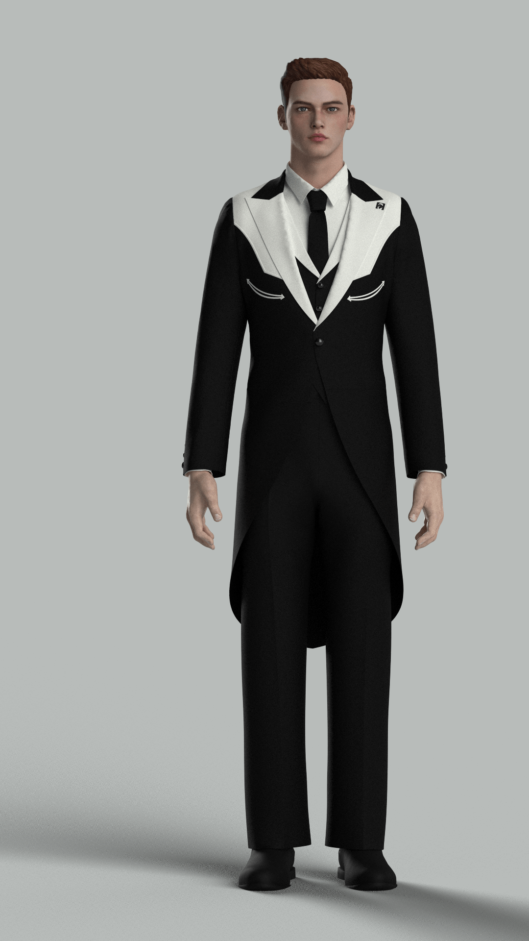 Custom made 3pc suit for Dallas + shirt