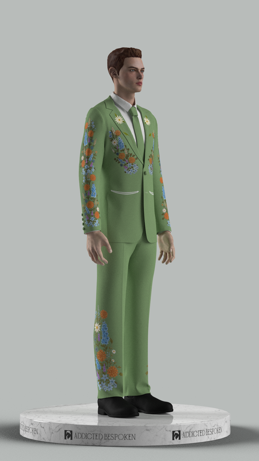 Custom Made 2 Piece Embroidered Suit for E-gomillion(Free Goodies) Addicted Bespoken