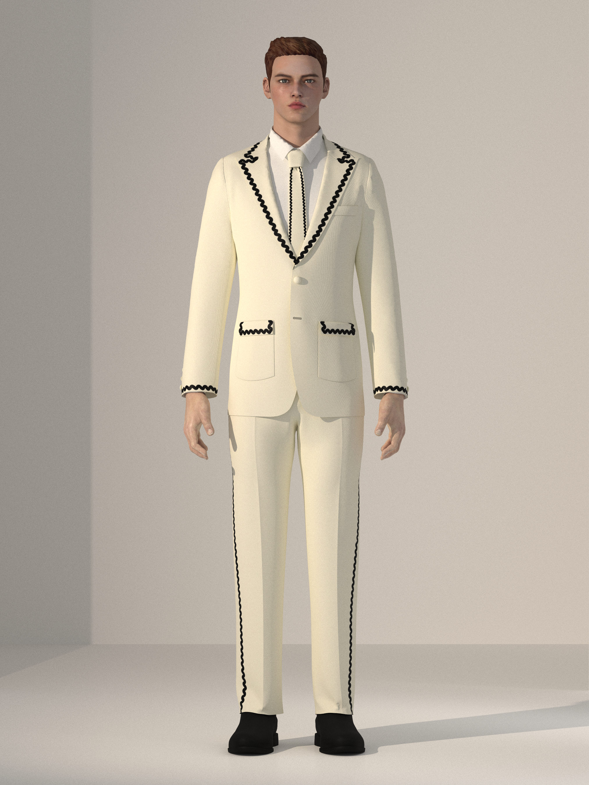 Classic Country Wedding Suit