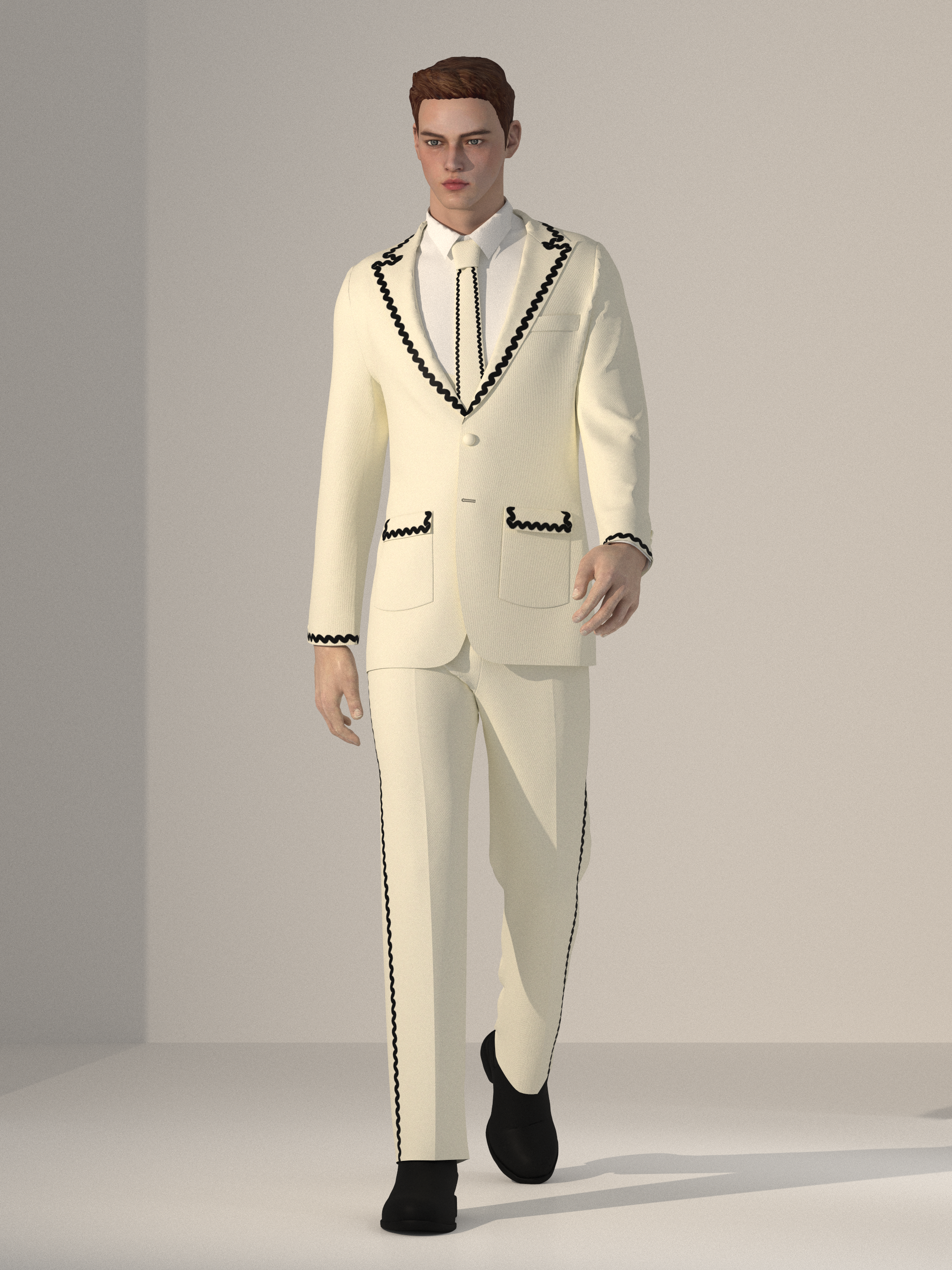 Classic Country Wedding Suit