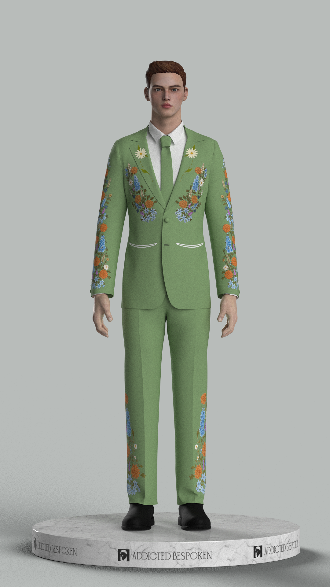 Custom Made 2 Piece Embroidered Suit for E-gomillion(Free Goodies) Addicted Bespoken