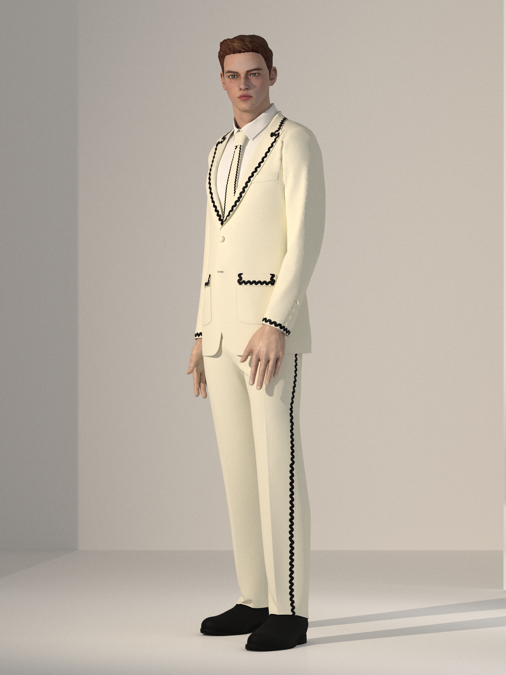 Classic Country Wedding Suit