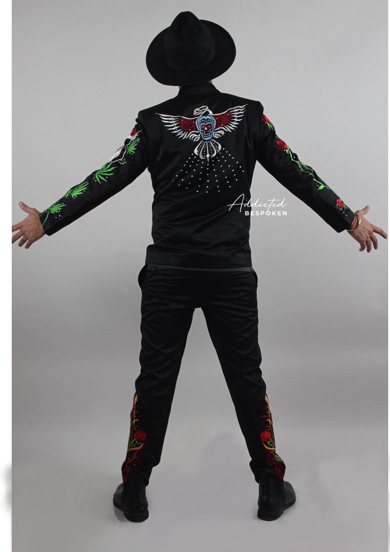 Embroidered Western Retro Cowboy Outfit Addicted Bespoken