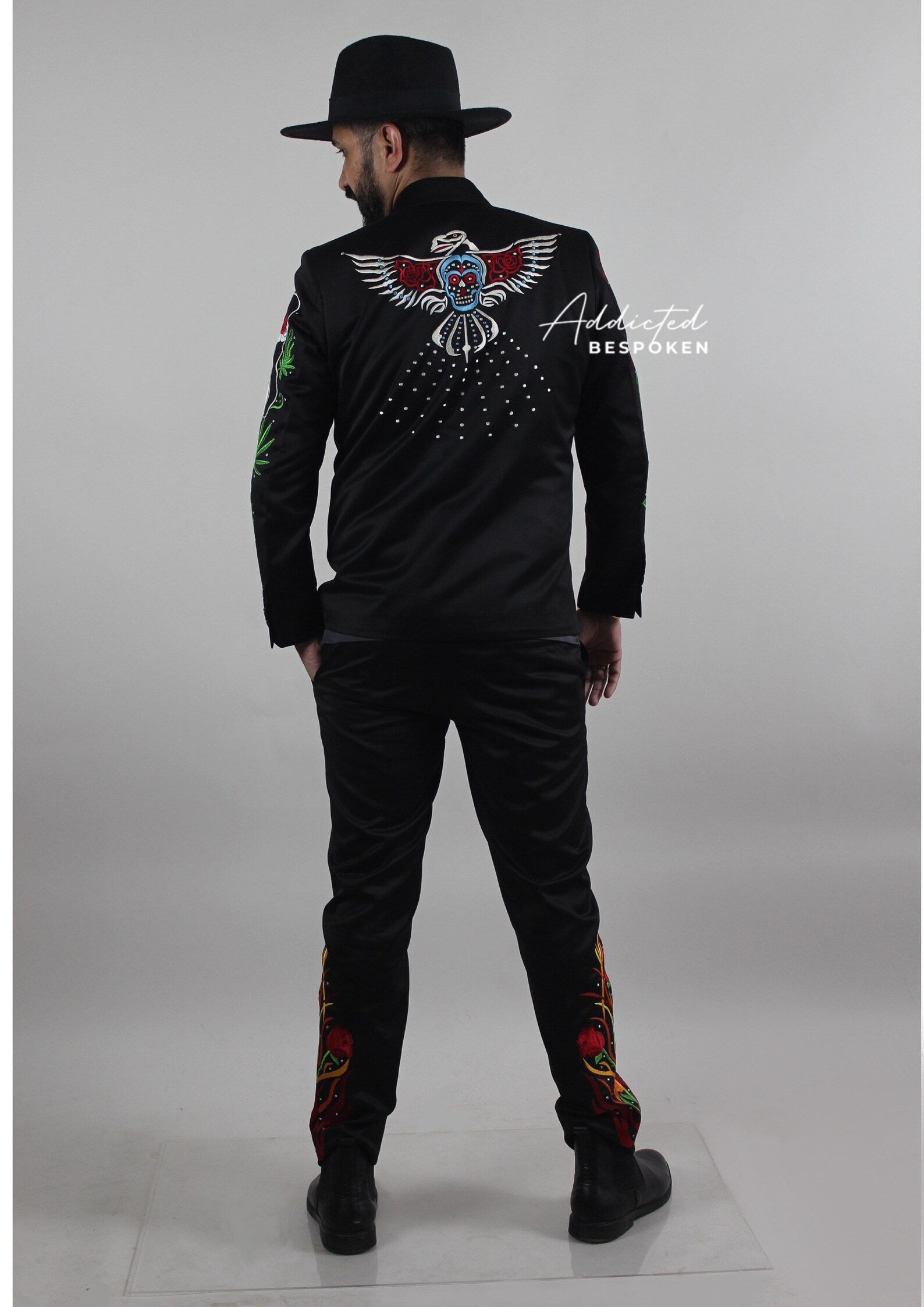 Embroidered Western Retro Cowboy Outfit Addicted Bespoken