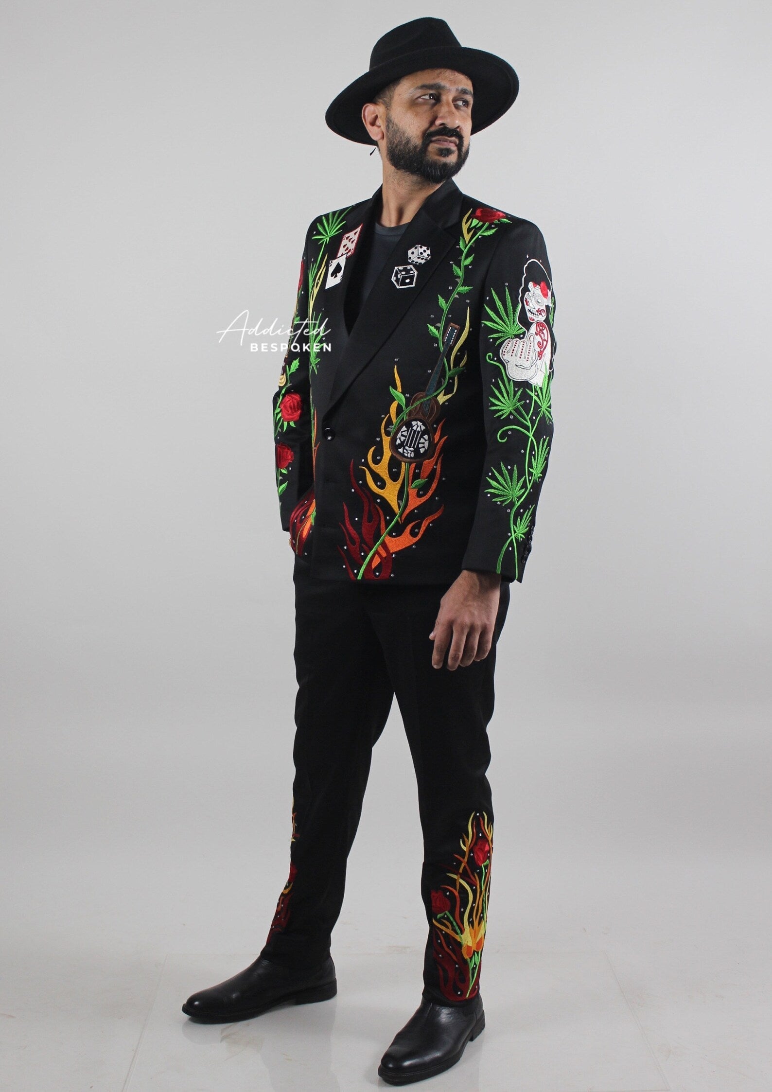 Embroidered Western Retro Cowboy Outfit Addicted Bespoken