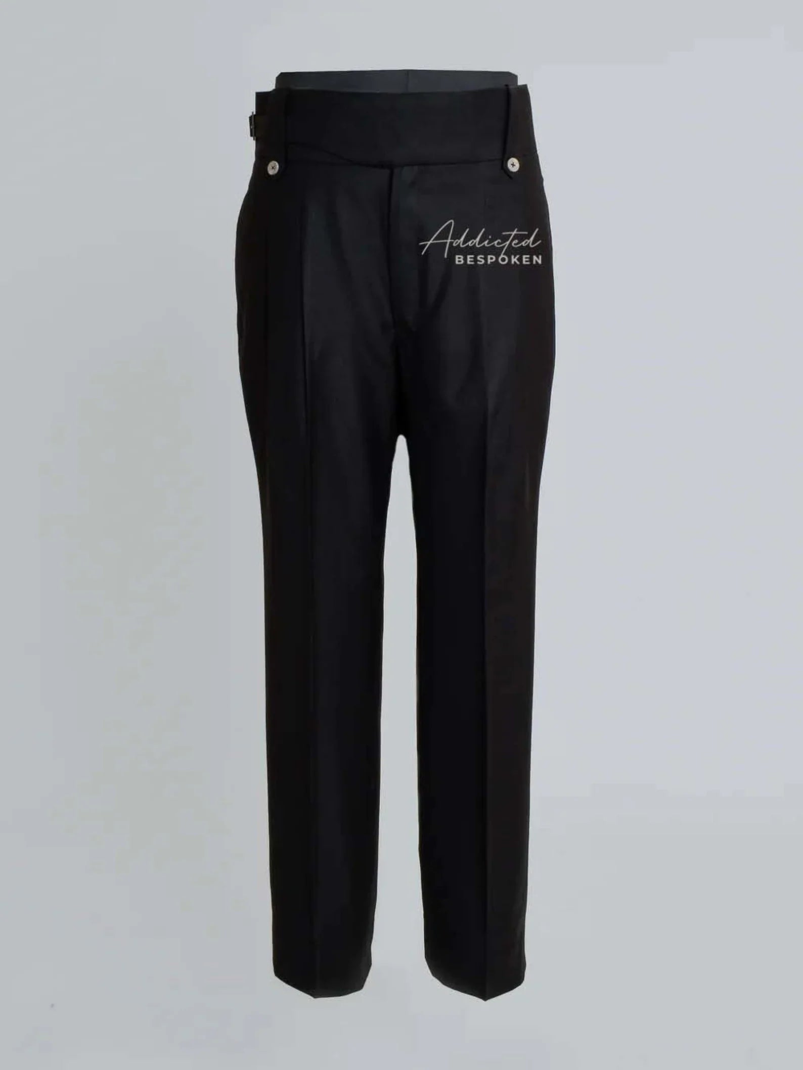 Buckled Hem Adjustable Trousers Addicted Bespoken