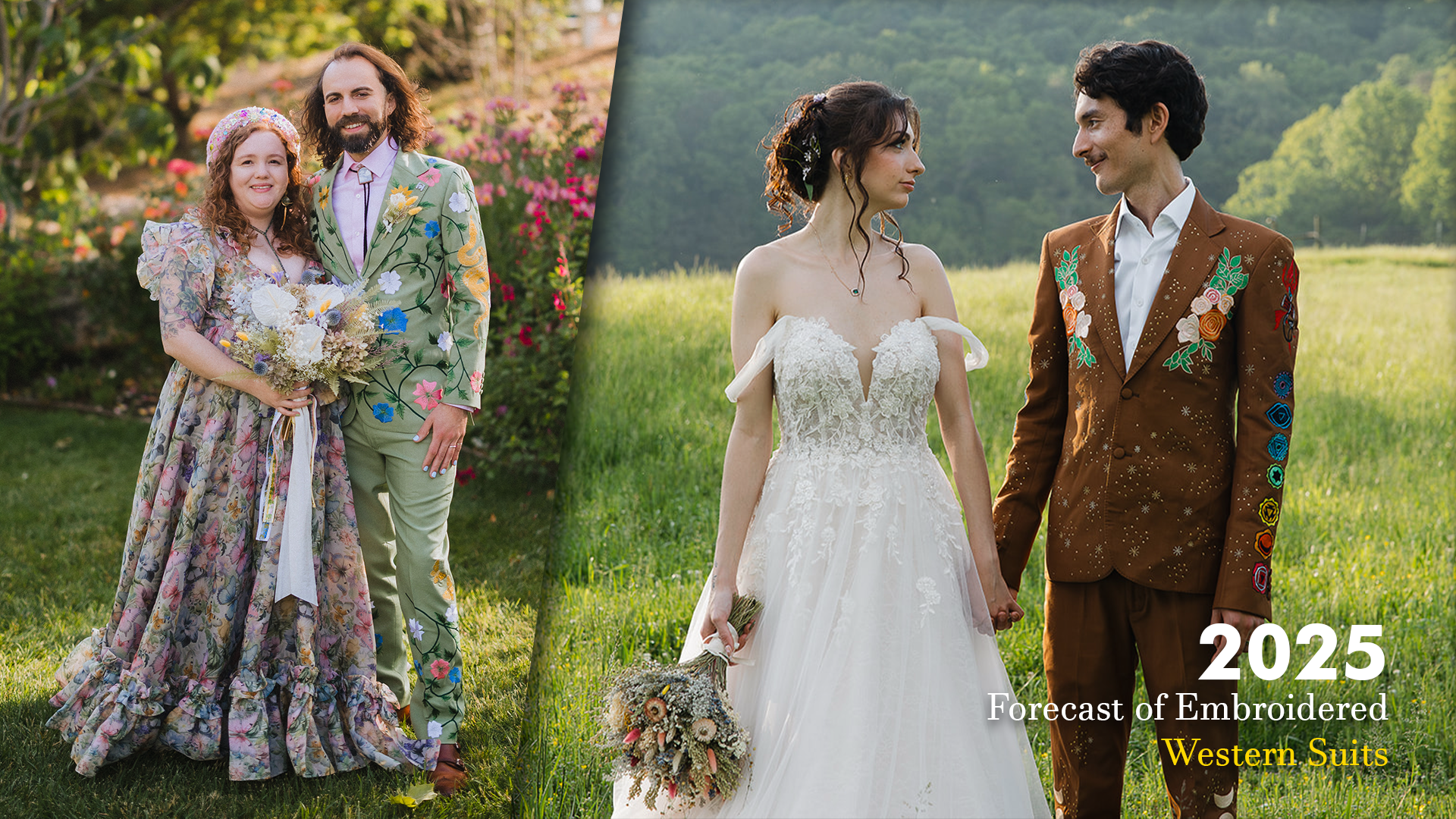 Embroidered Western Suits: 2025 Forecast by Addicted Bespoken