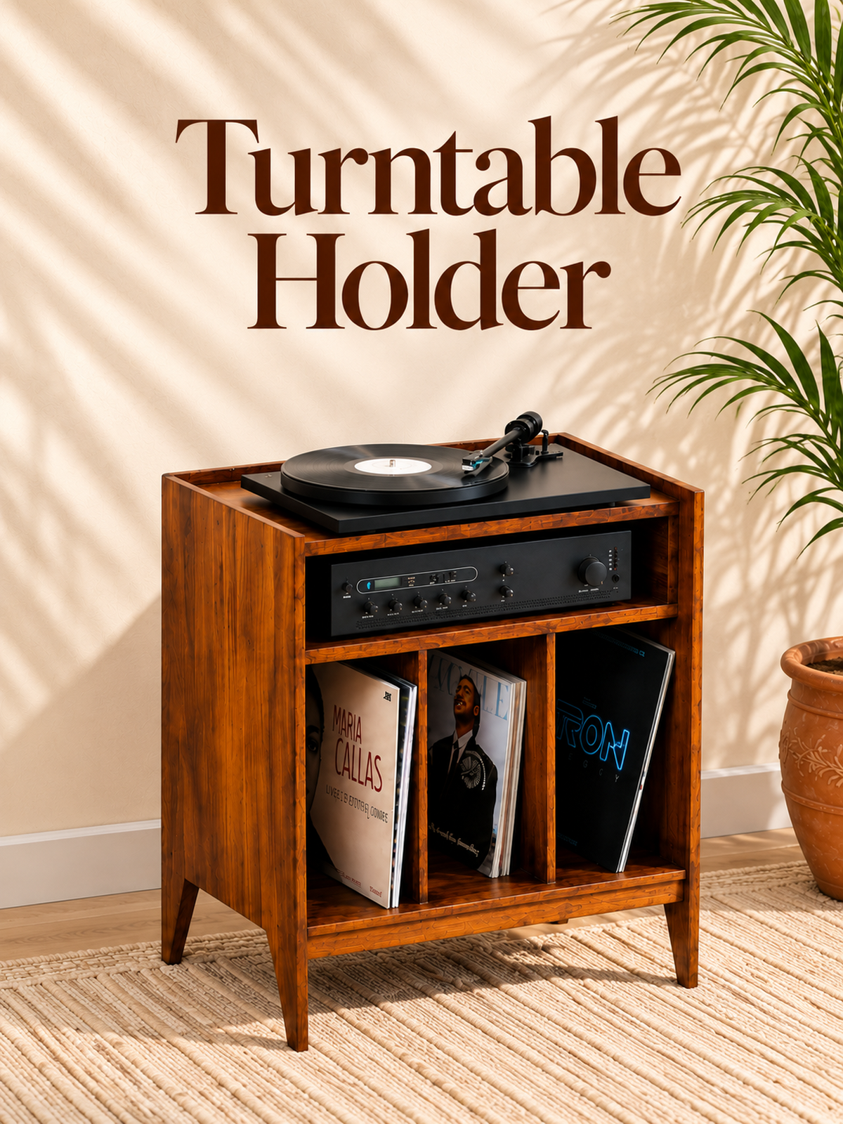 Turntable holder