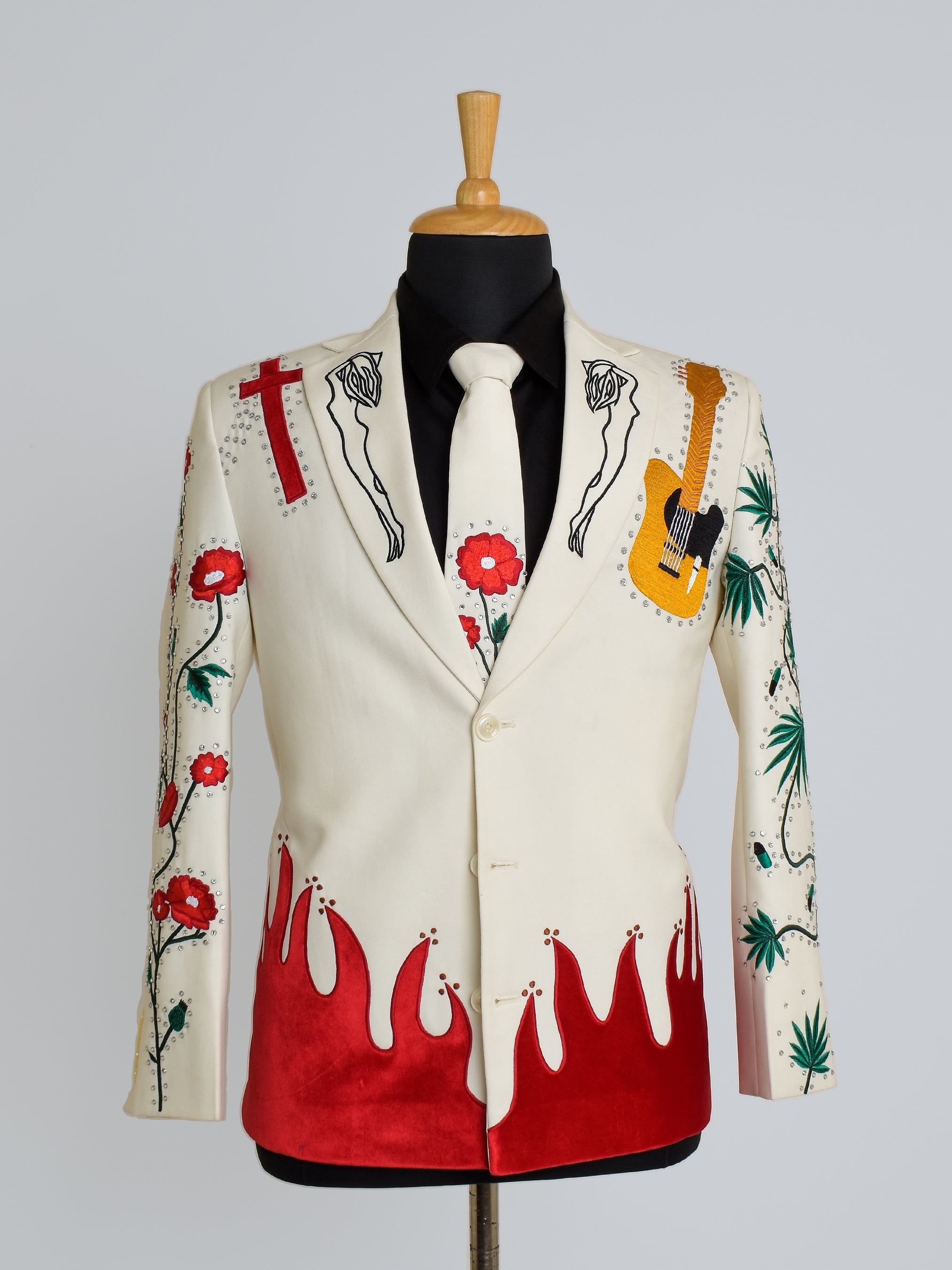 Custom Embroidered Western Suit