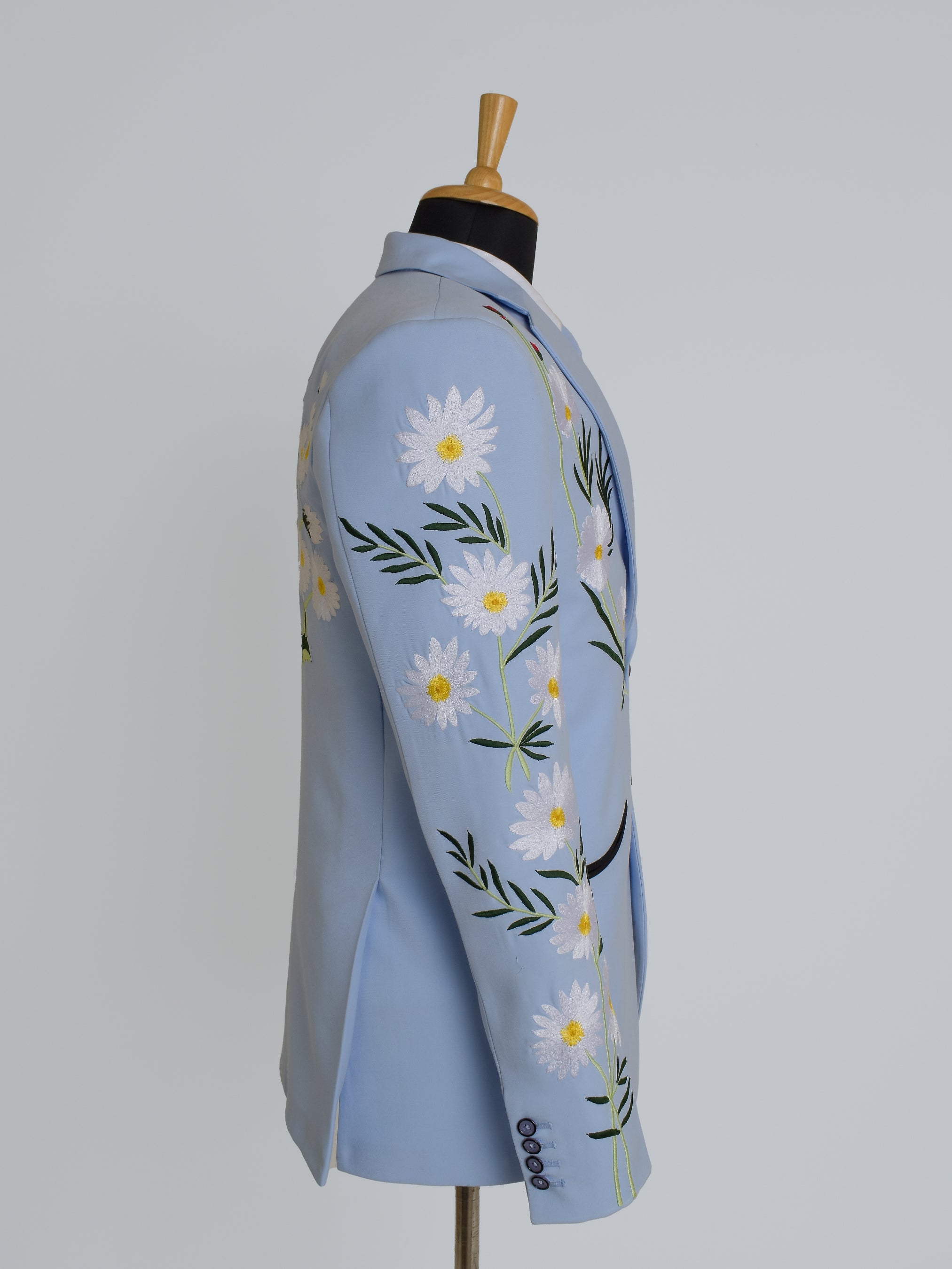 Blue Aurora Floral Suit