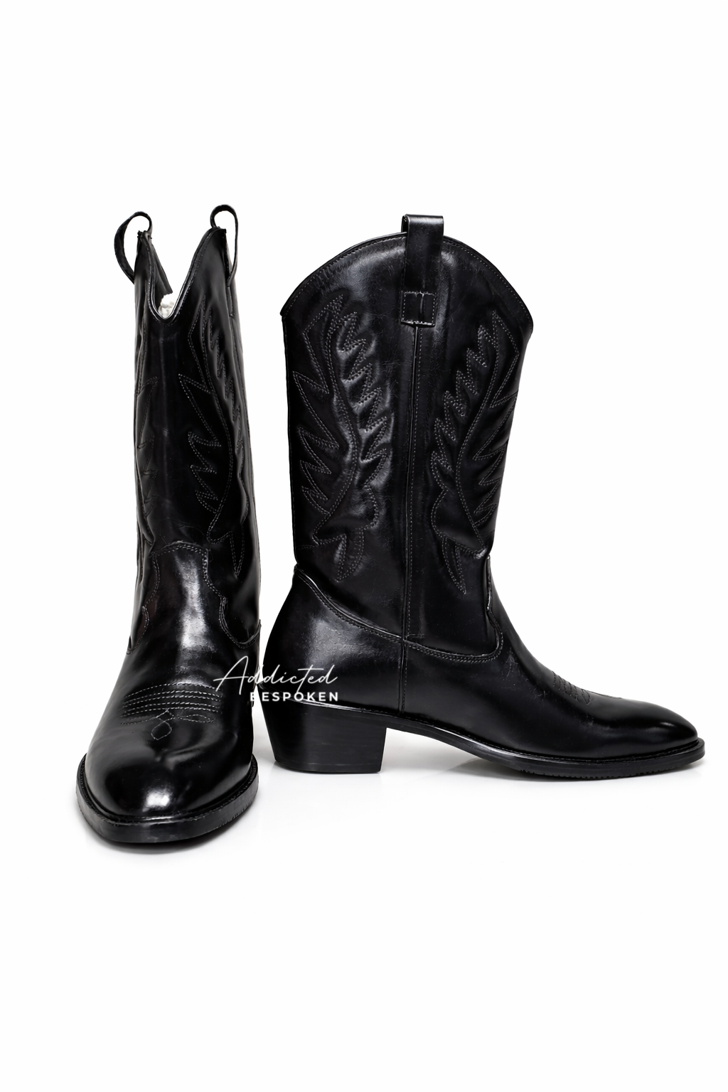 Midnight Cowboy Boots Addicted Bespoken