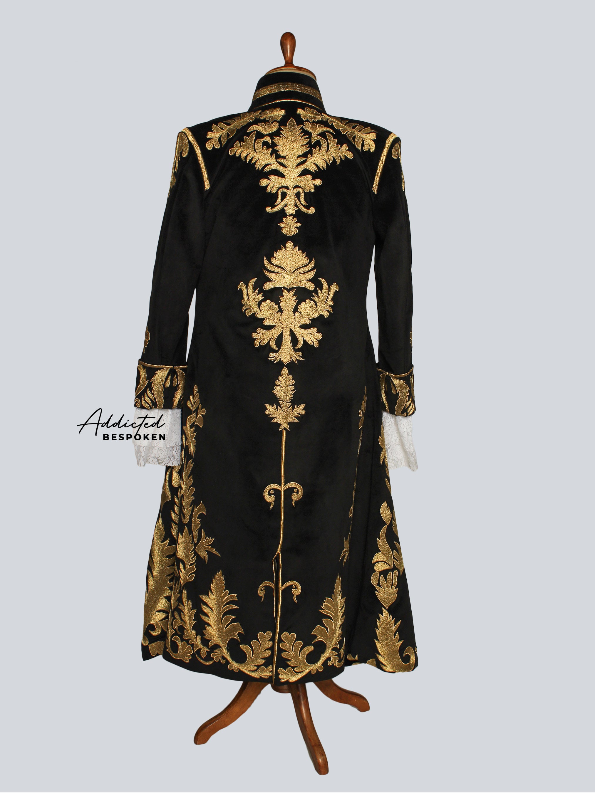 Regal Rococo Embroidered Suit Addicted Bespoken