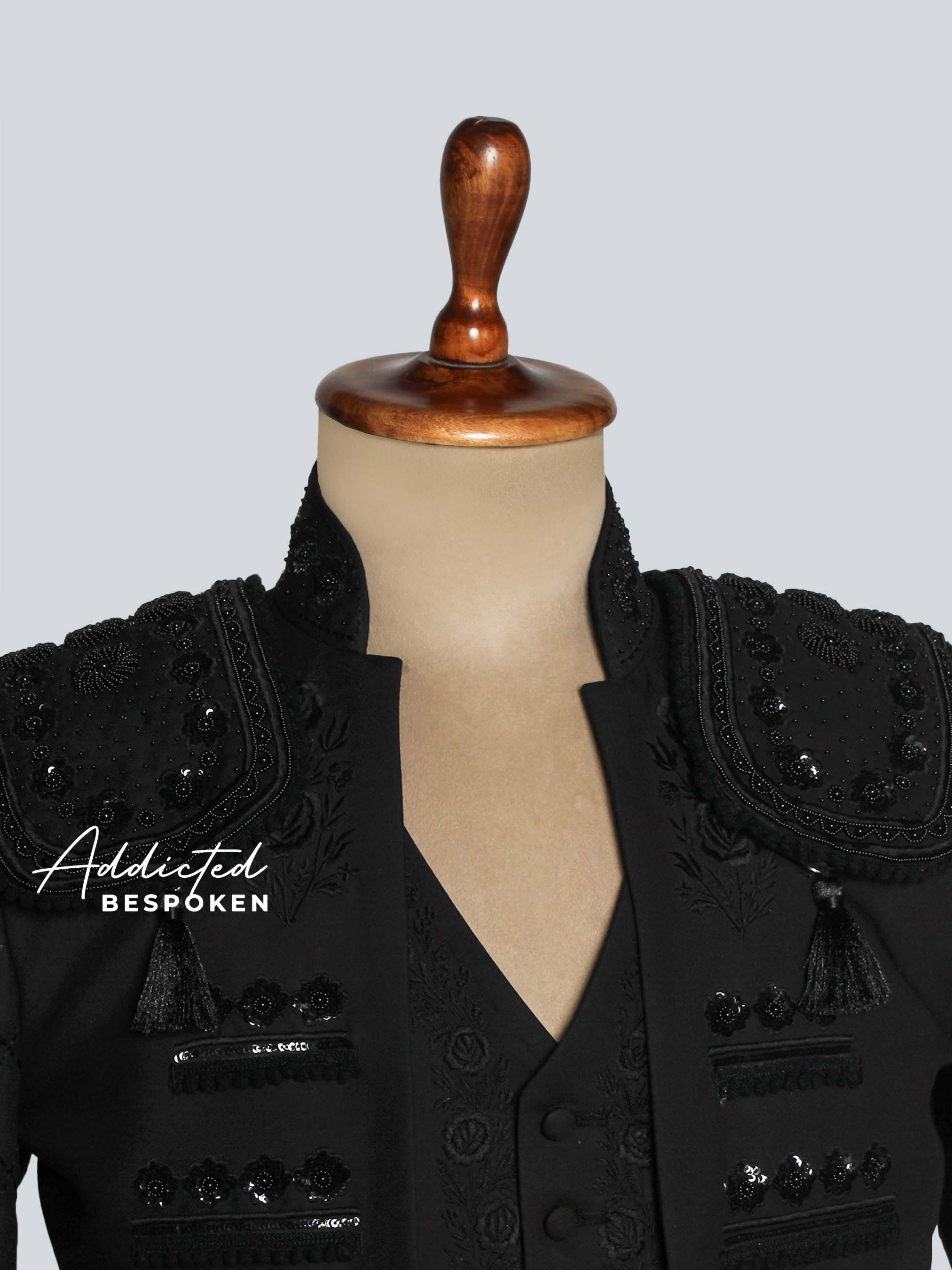 Black Embroidered Matador Costume Addicted Bespoken