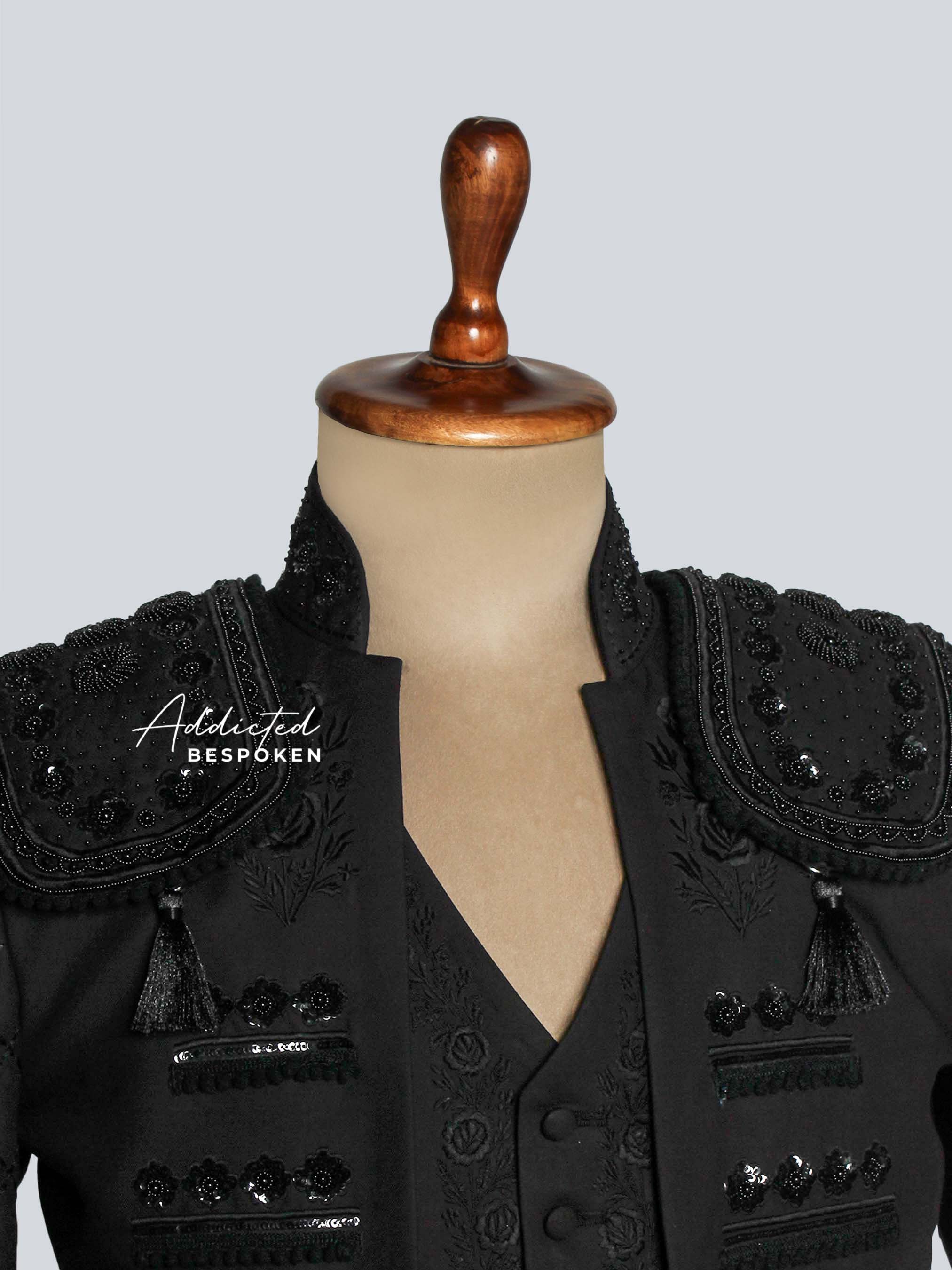 Black Embroidered Matador Costume Addicted Bespoken