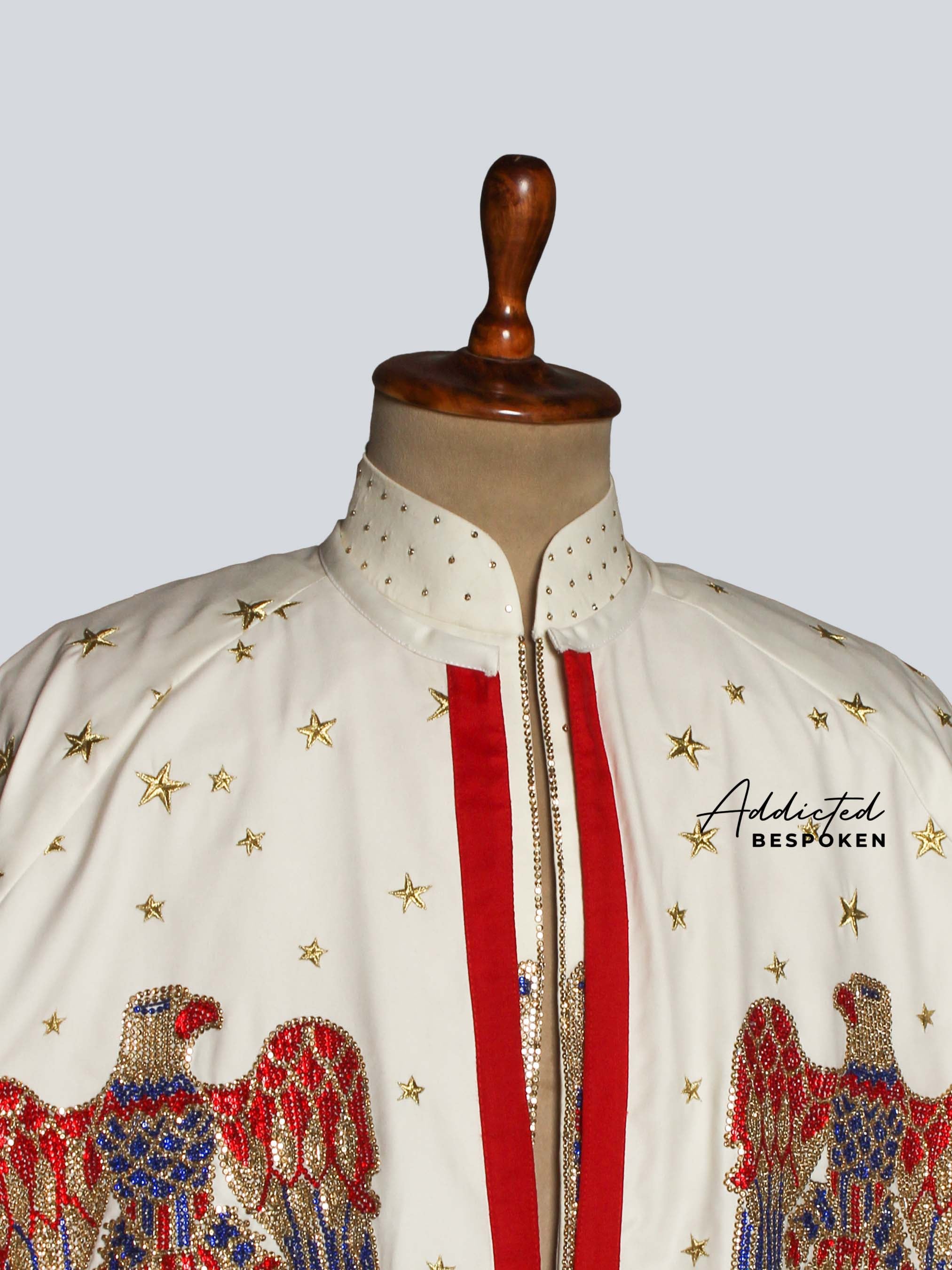 Eagle Crystal Cape Suit Addicted Bespoken