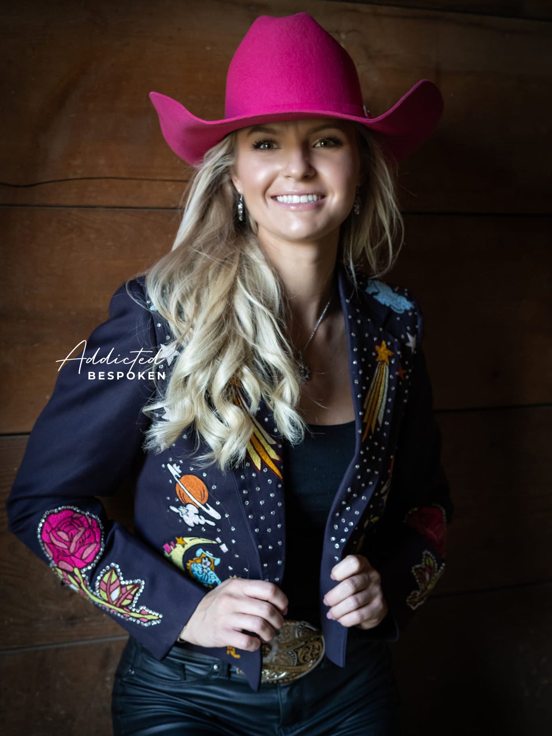 Cowgirl Patchwork Casual Fashion Suit