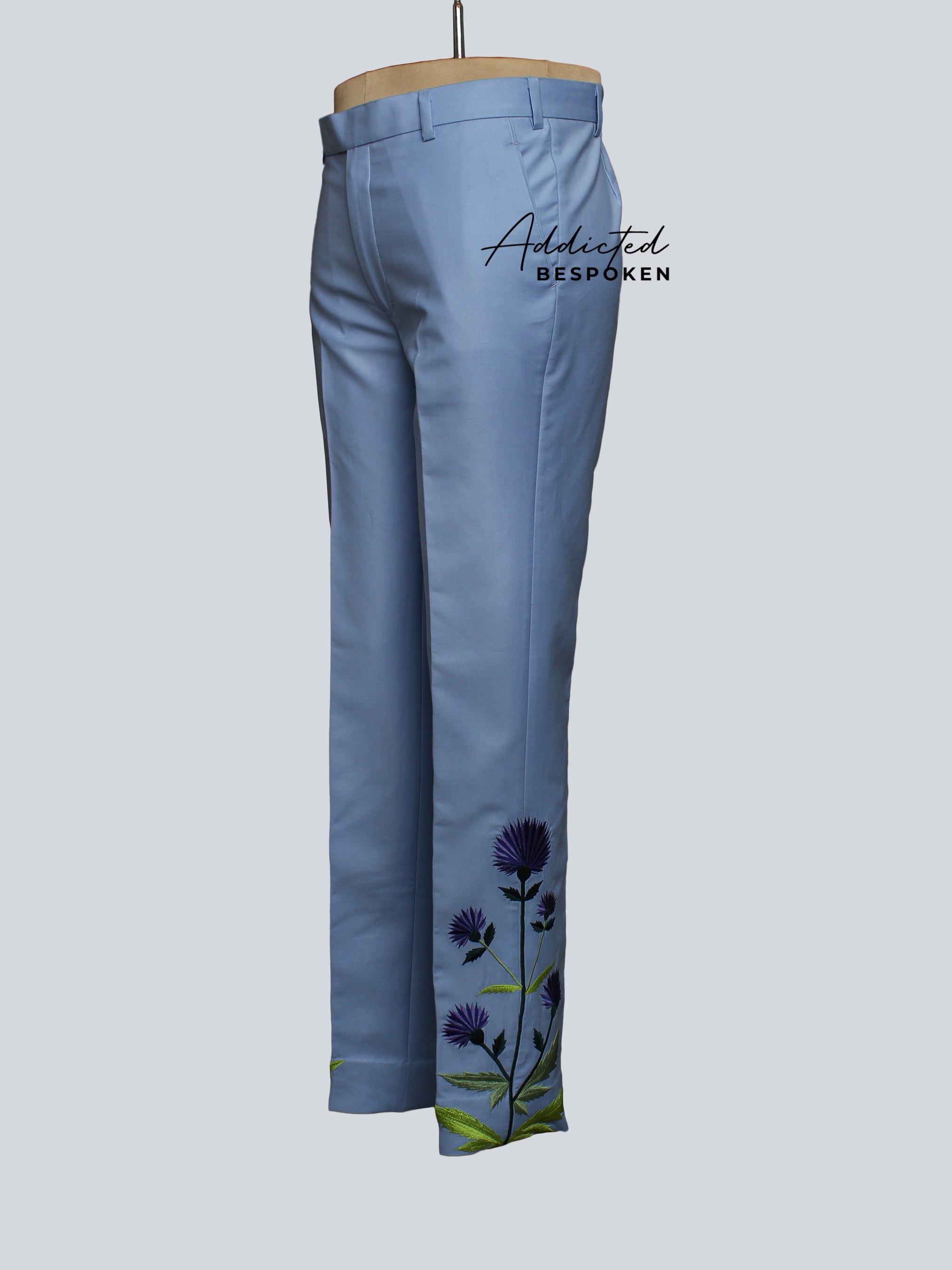 Wedding Floral Western Suit