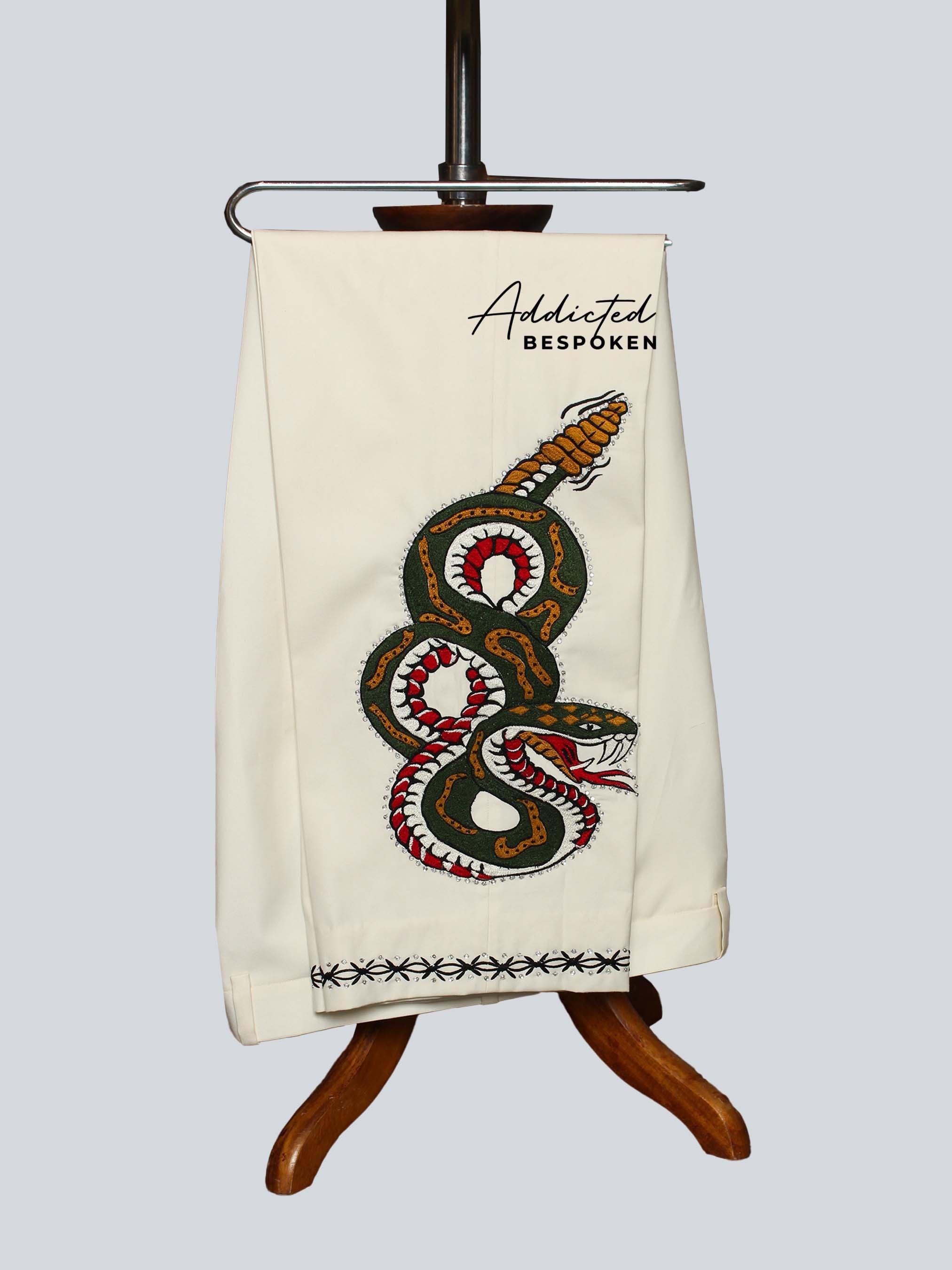 Western Embroidered Cowboy Suit with Boots Addicted Bespoken