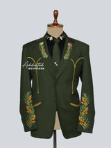 Nature Bloom Western Suit