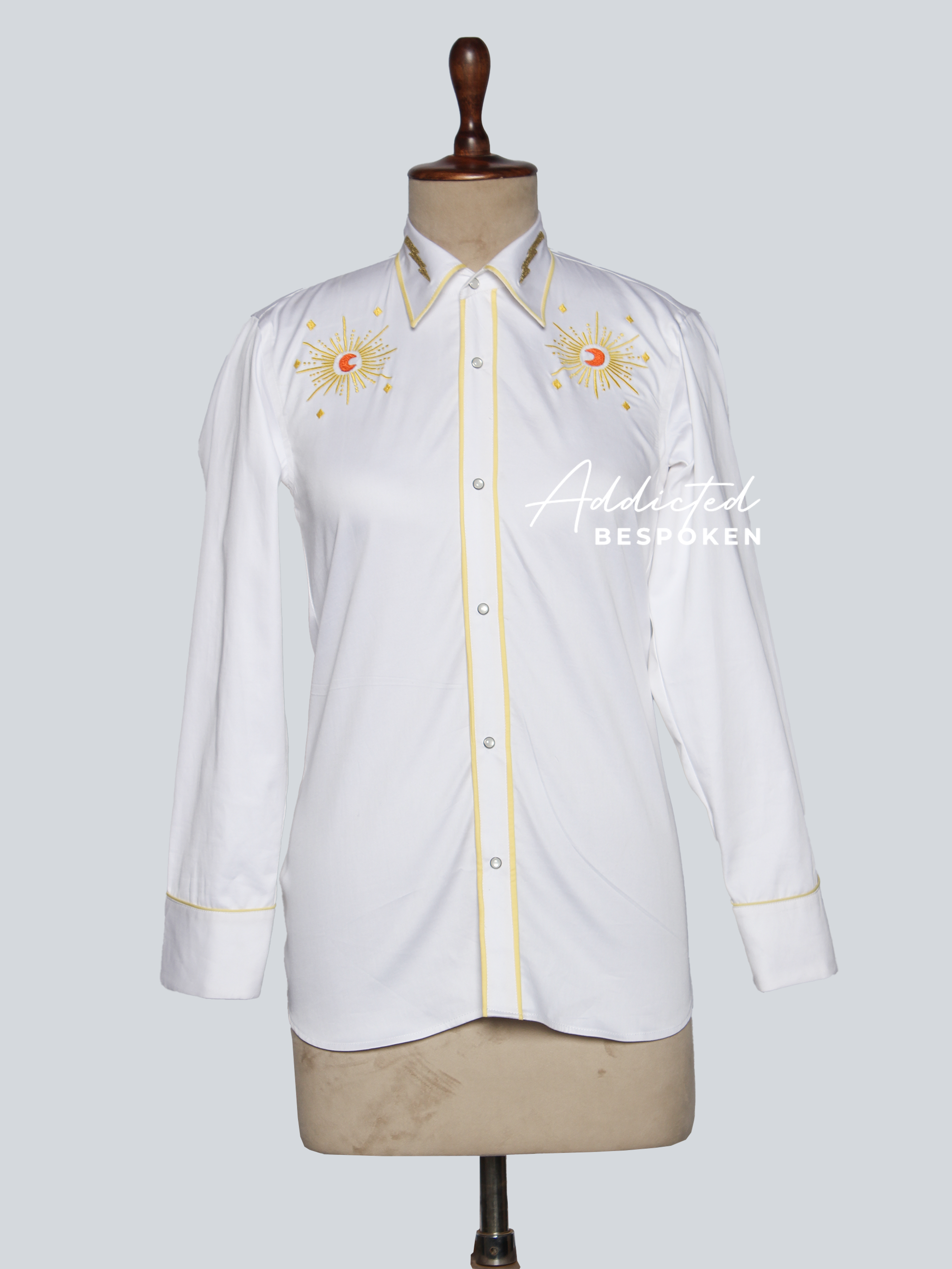 Sacred Heart Embroidered Suit Addicted Bespoken