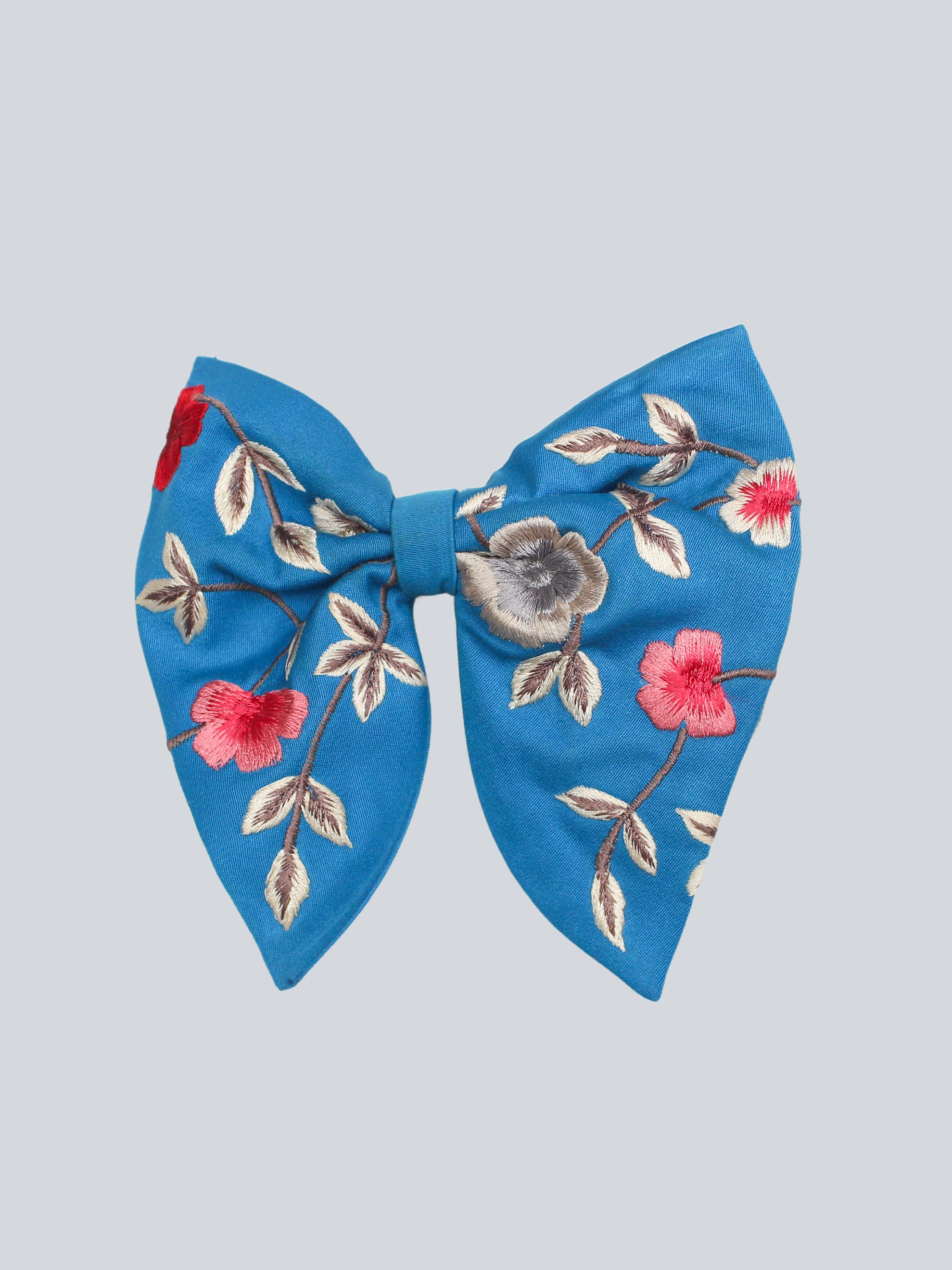 Turquoise Floral Bow Tie Addicted Bespoken
