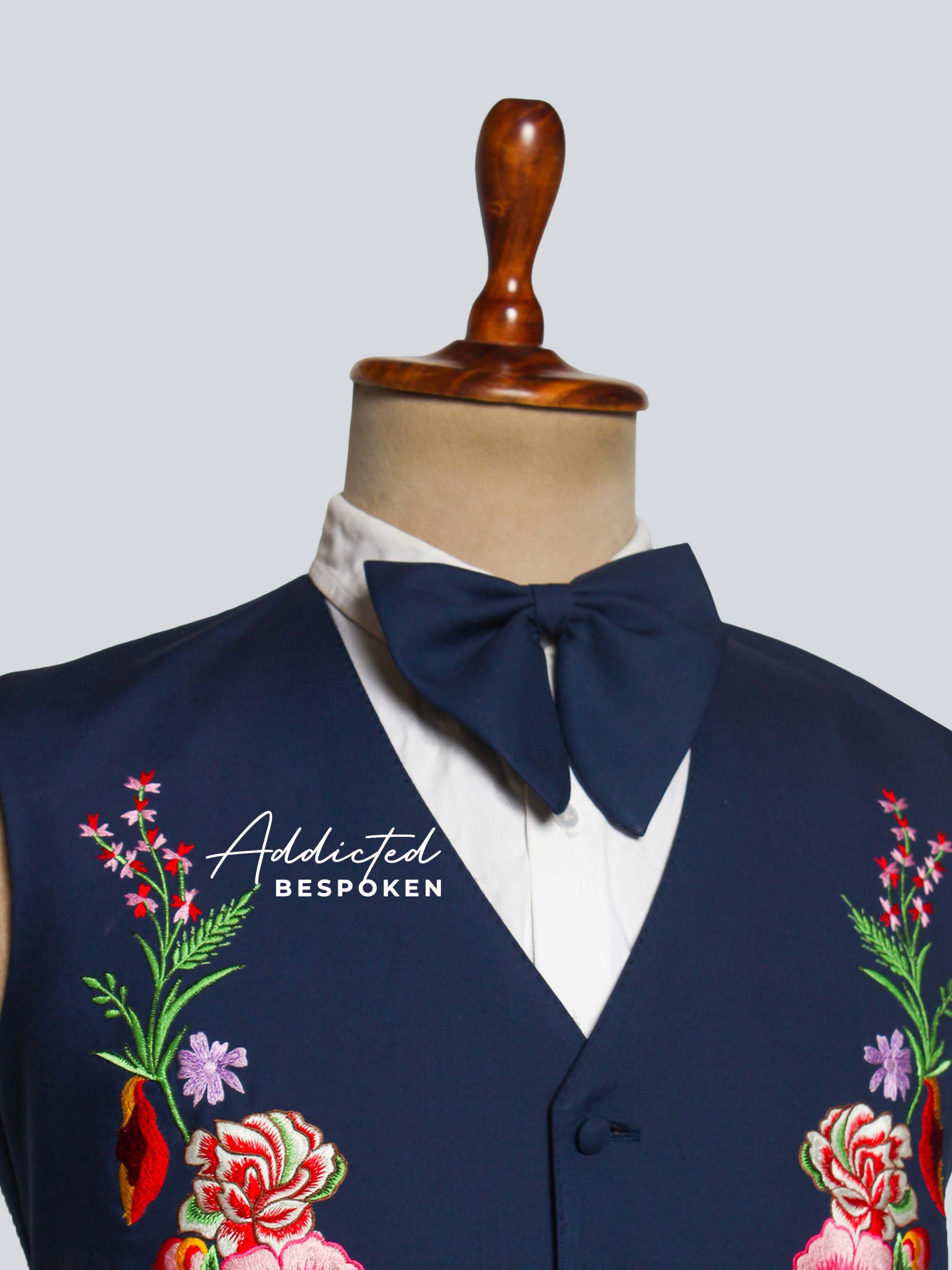 Western Floral Embroidered Vest Addicted Bespoken