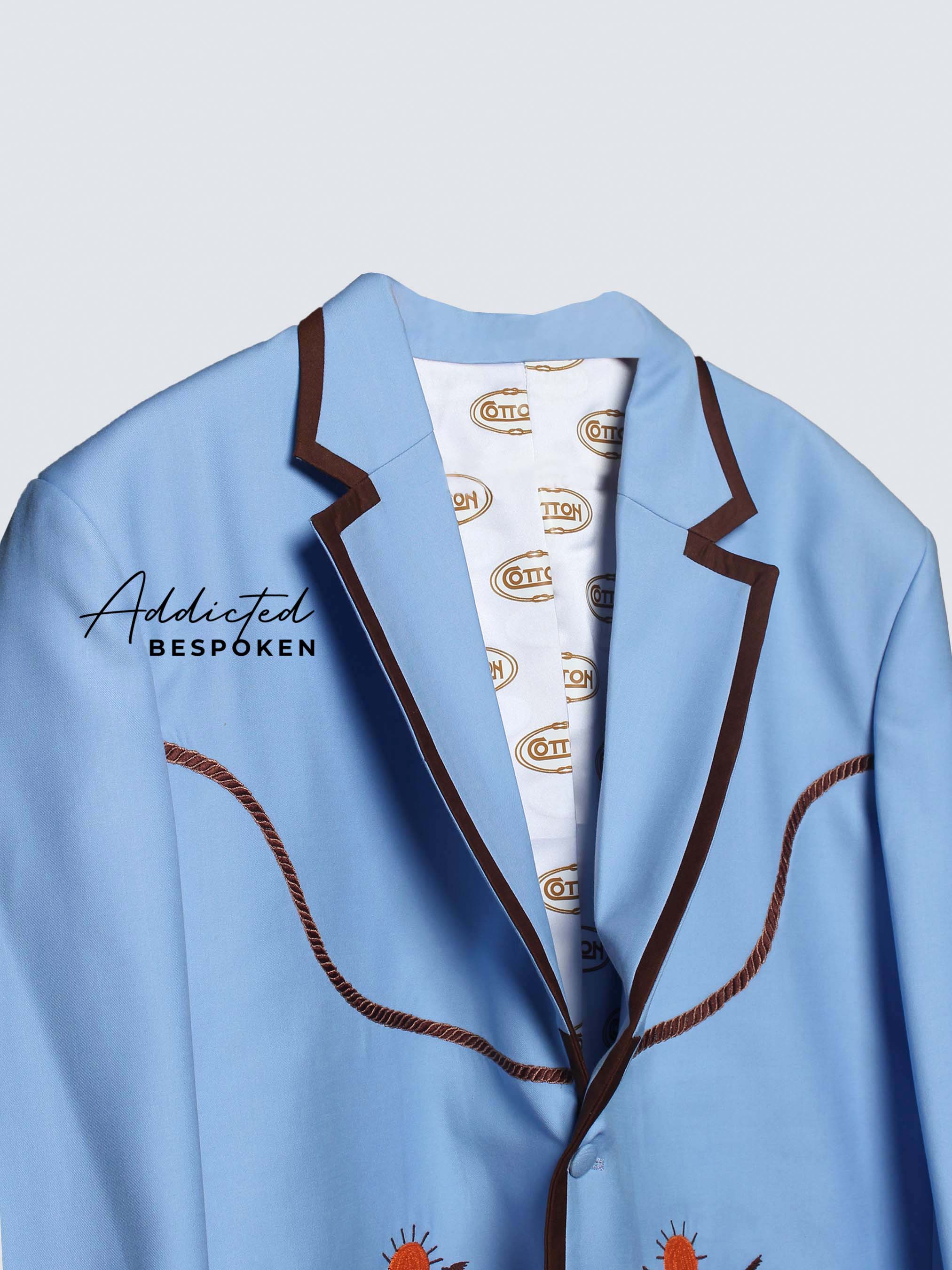 Designer Embroidered Blazer Addicted Bespoken