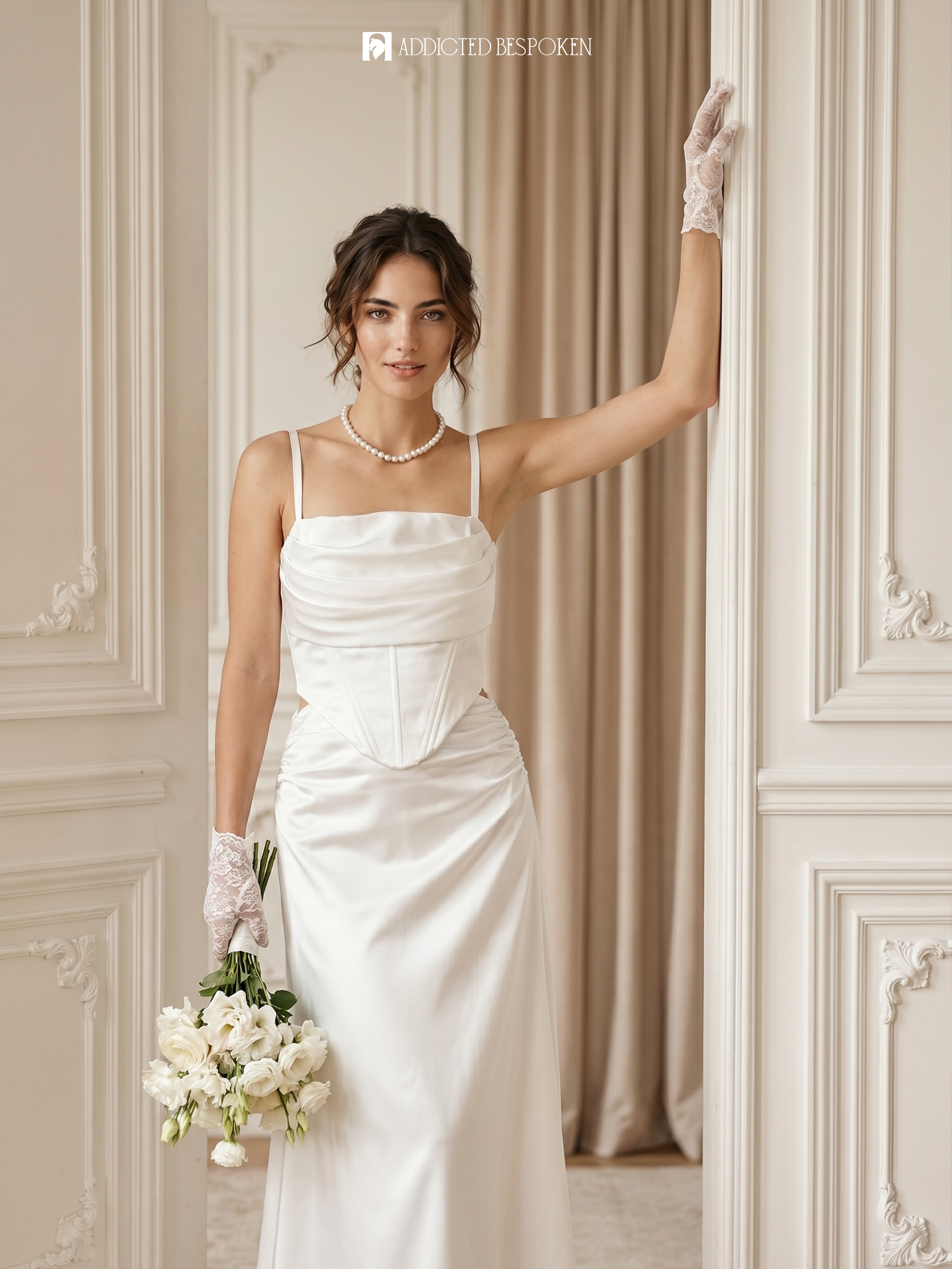 Ivory Corset Bridal Dress Addicted Bespoken