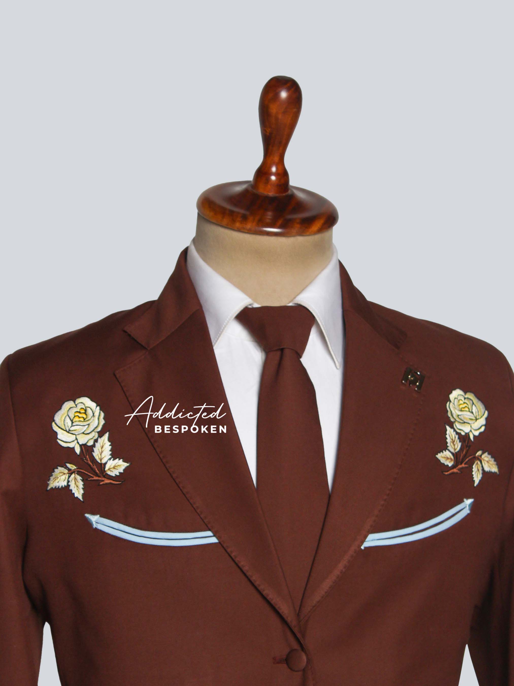 Signature Floral Tailored Suit Addicted Bespoken