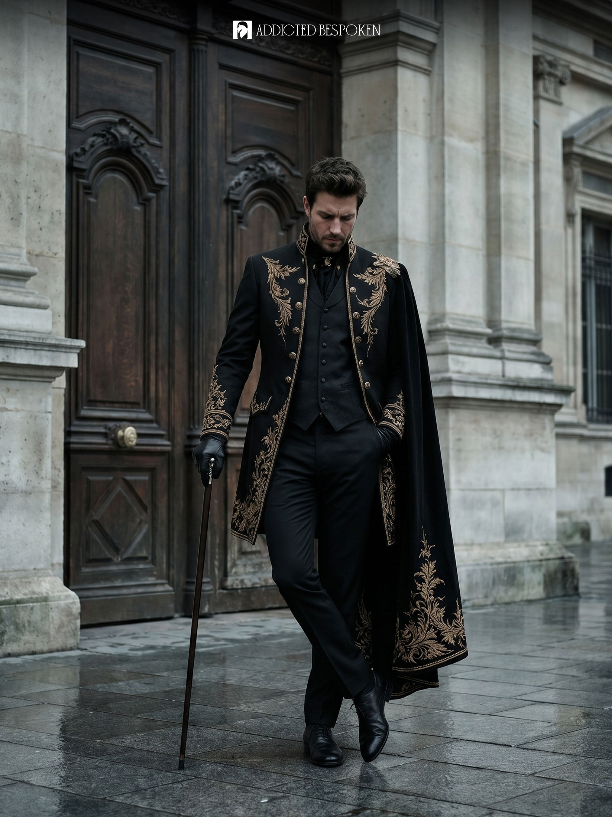 Royal Gothic Statement Suit Addicted Bespoken