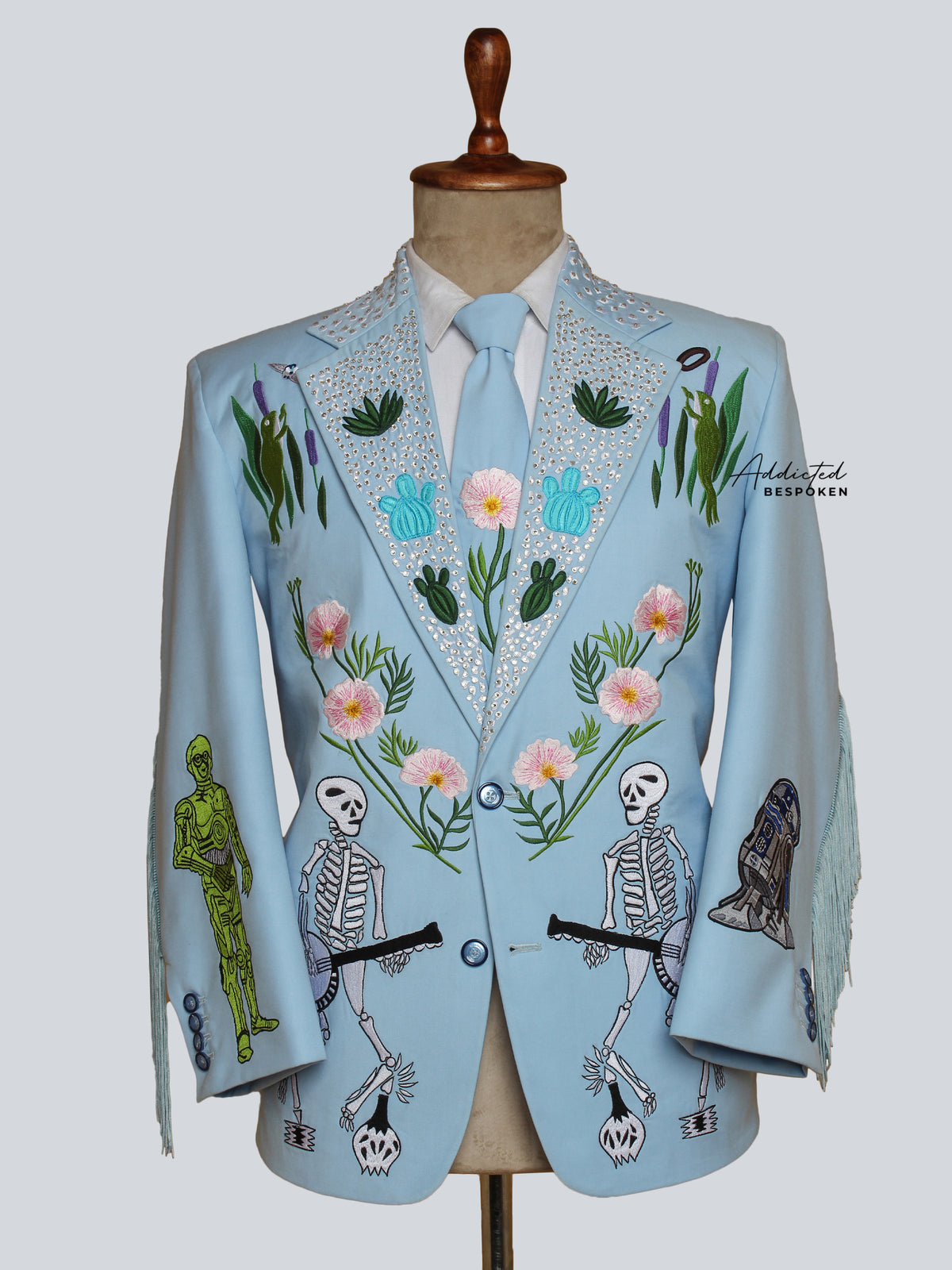 Graceful Fringe Skeleton Suit | Addicted Bespoken