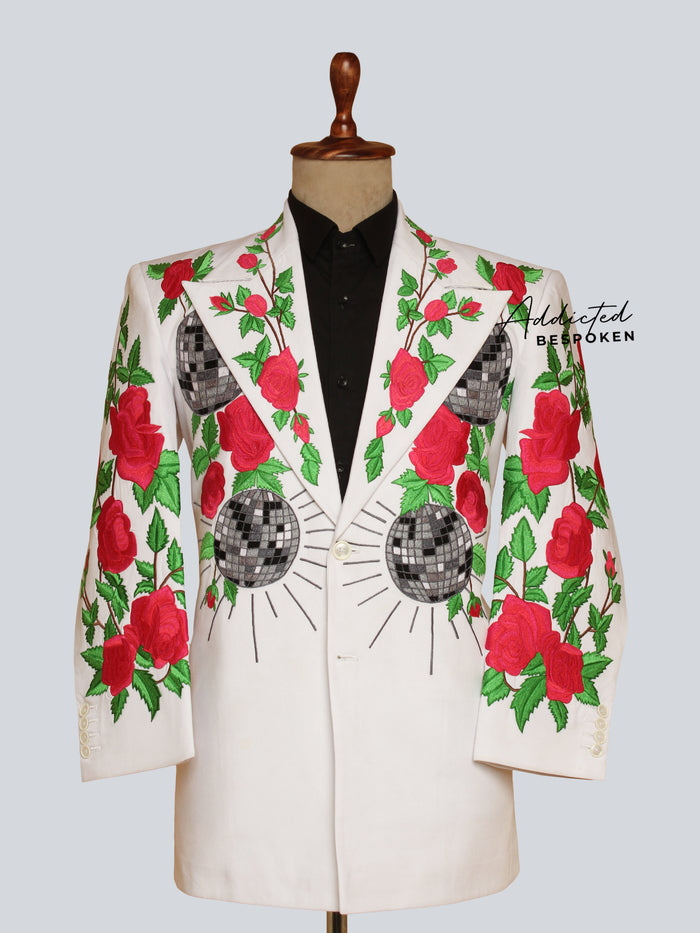 Embroidered Light Shell Blazer 25-06