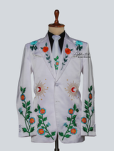 Sunwoven Embroidered Suit