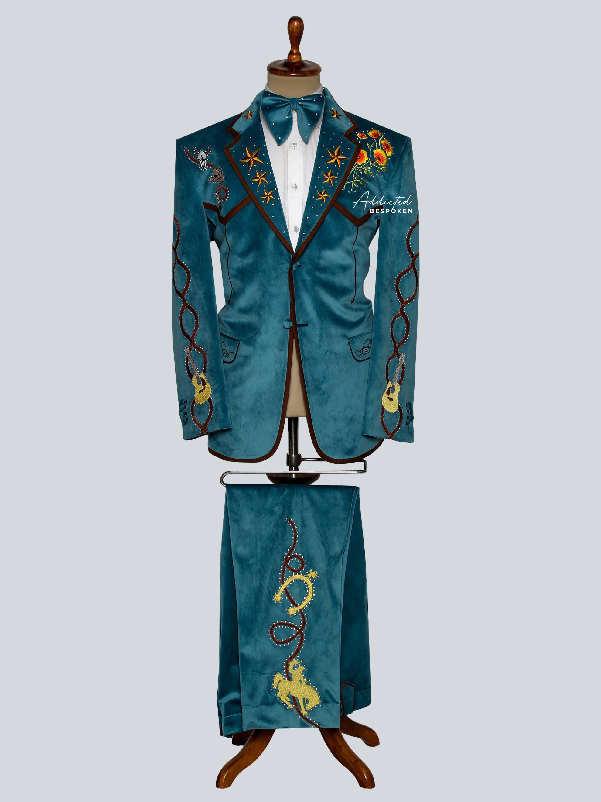 Western Embroidered Suit Addicted Bespoken