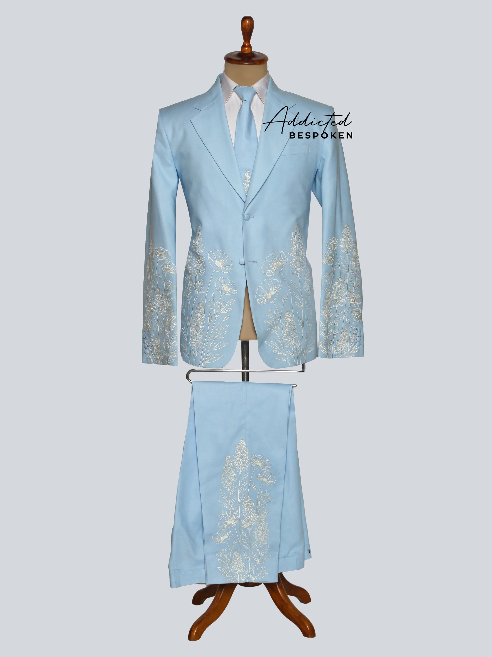 Embroidered Wedding Suit