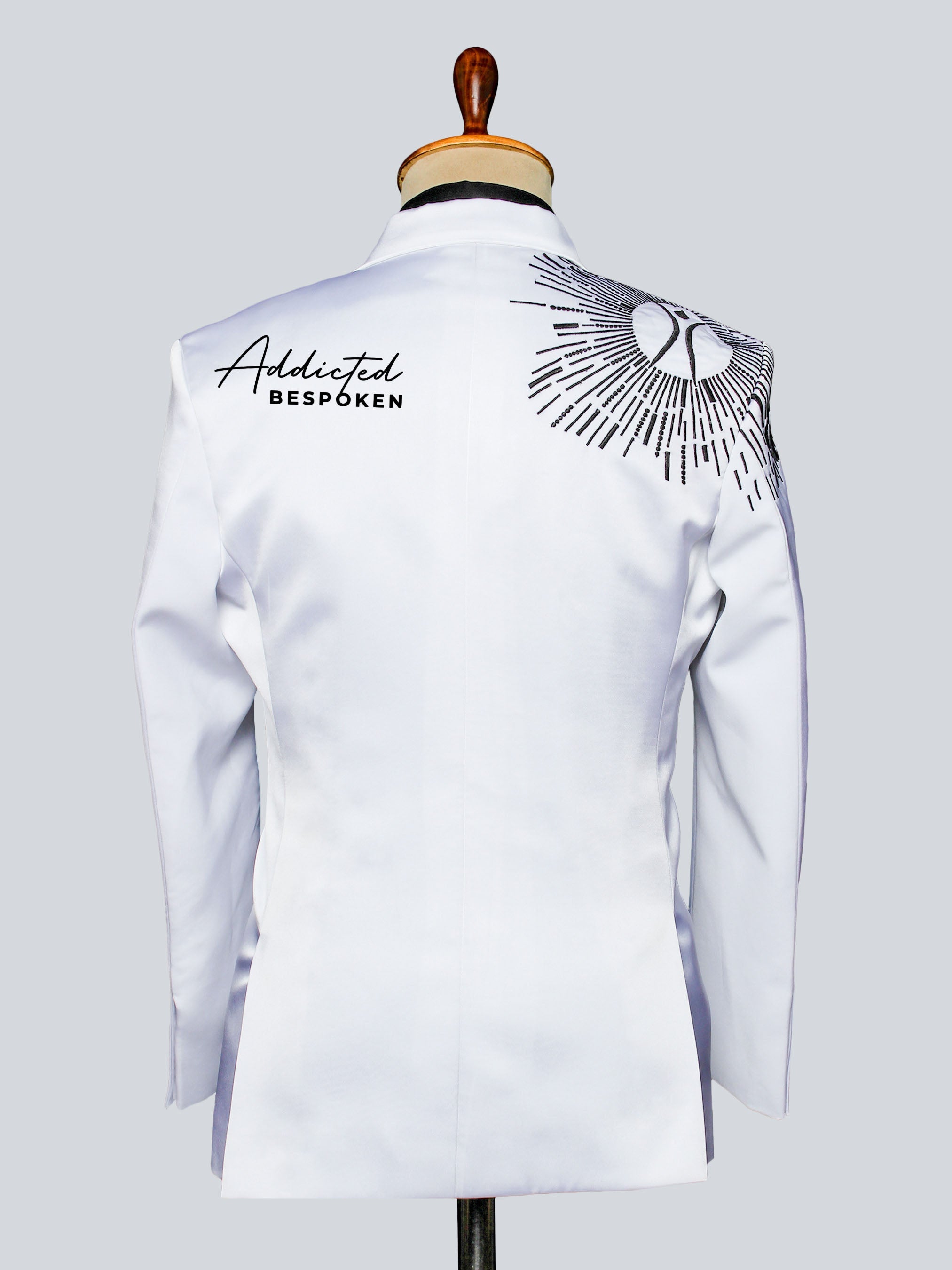 Radiant Star Embroidered Suit Adddicted Bespoken