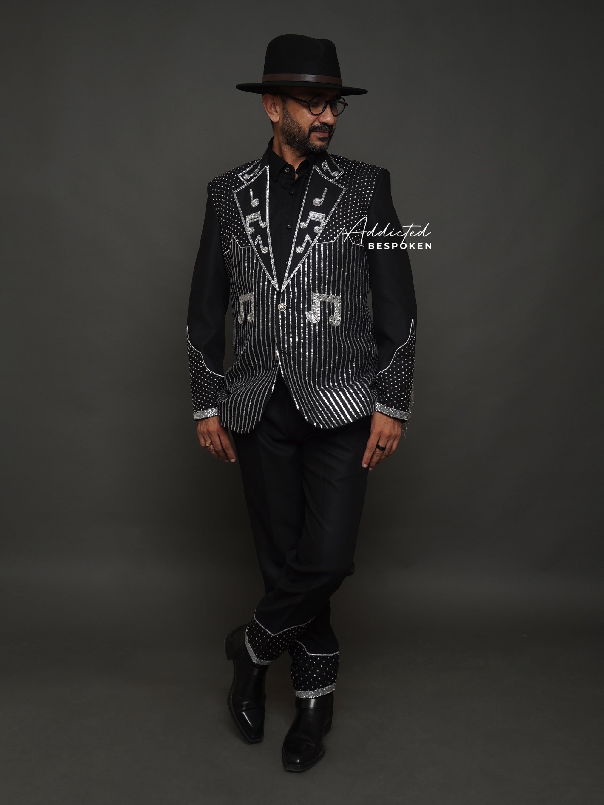 Moonlight Sparkle Strings Suit | Addicted Bespoken