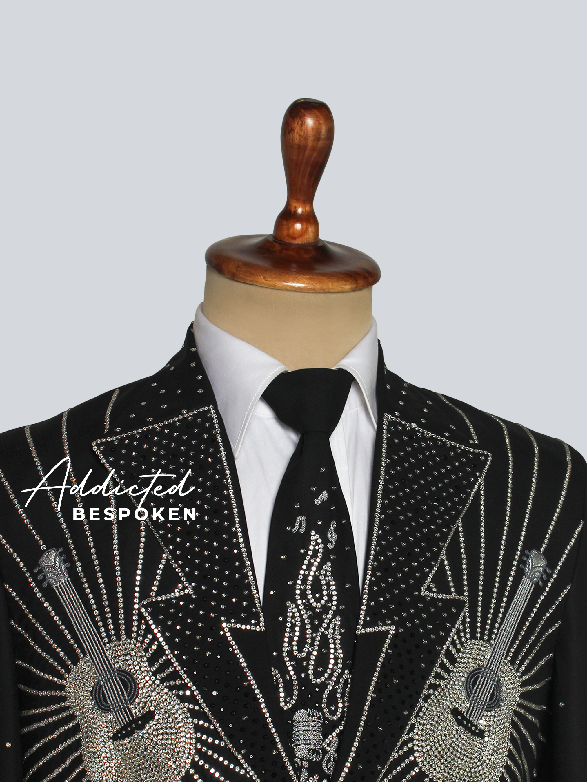 Rockstar Rhinestone Western Suit Addicted Bespoken