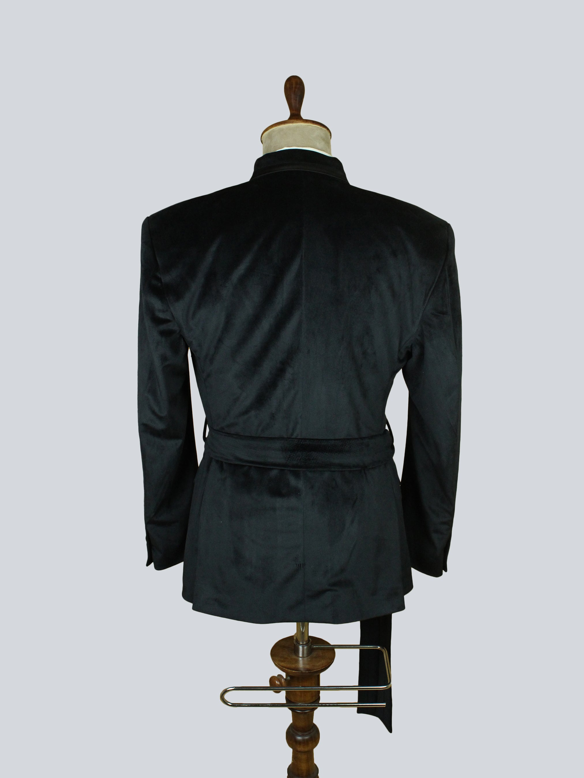Black Velvet Peak Lapel Suit