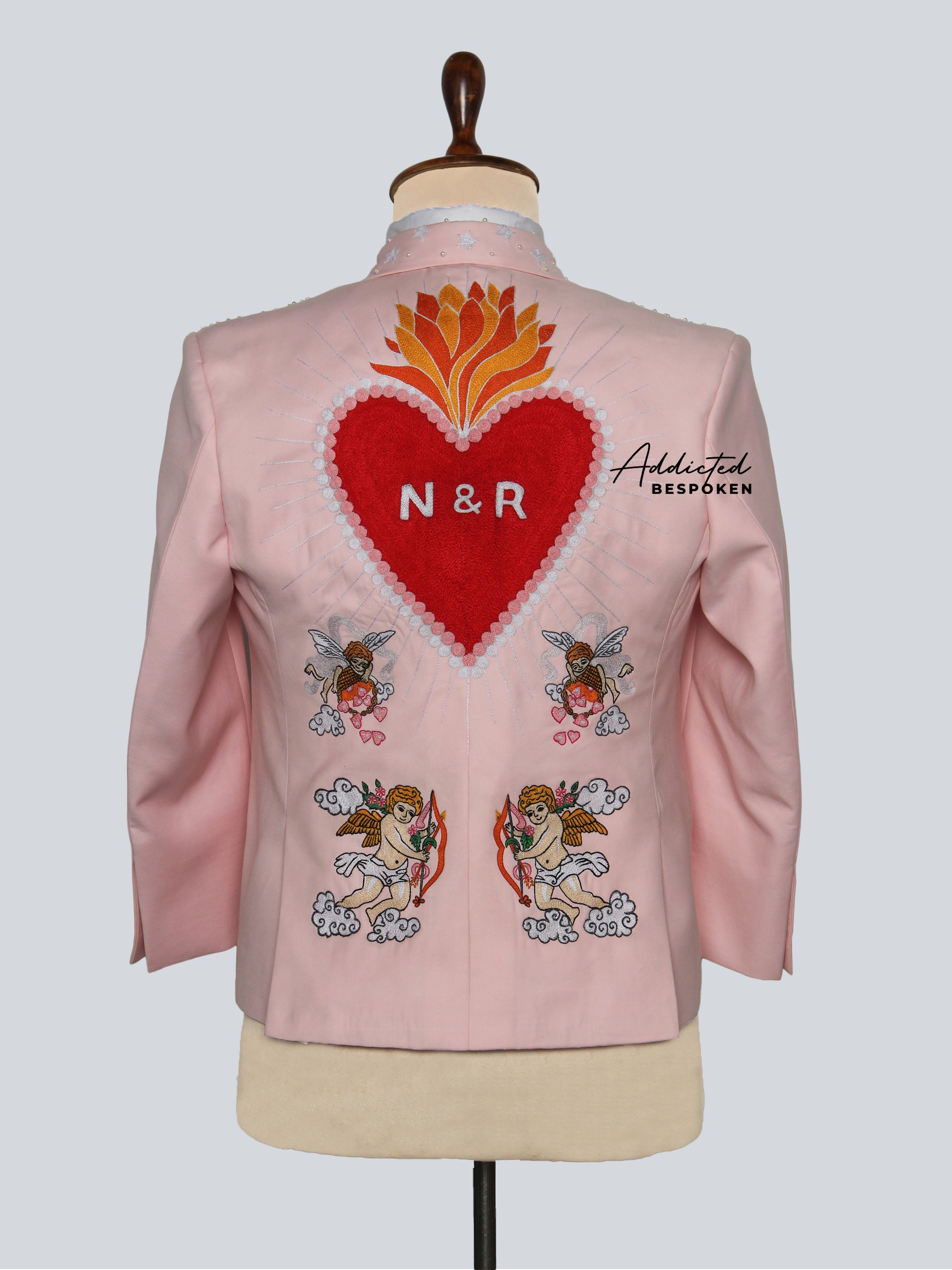 Cupid Bloom Embroidered Blazer Addicted Bespoken