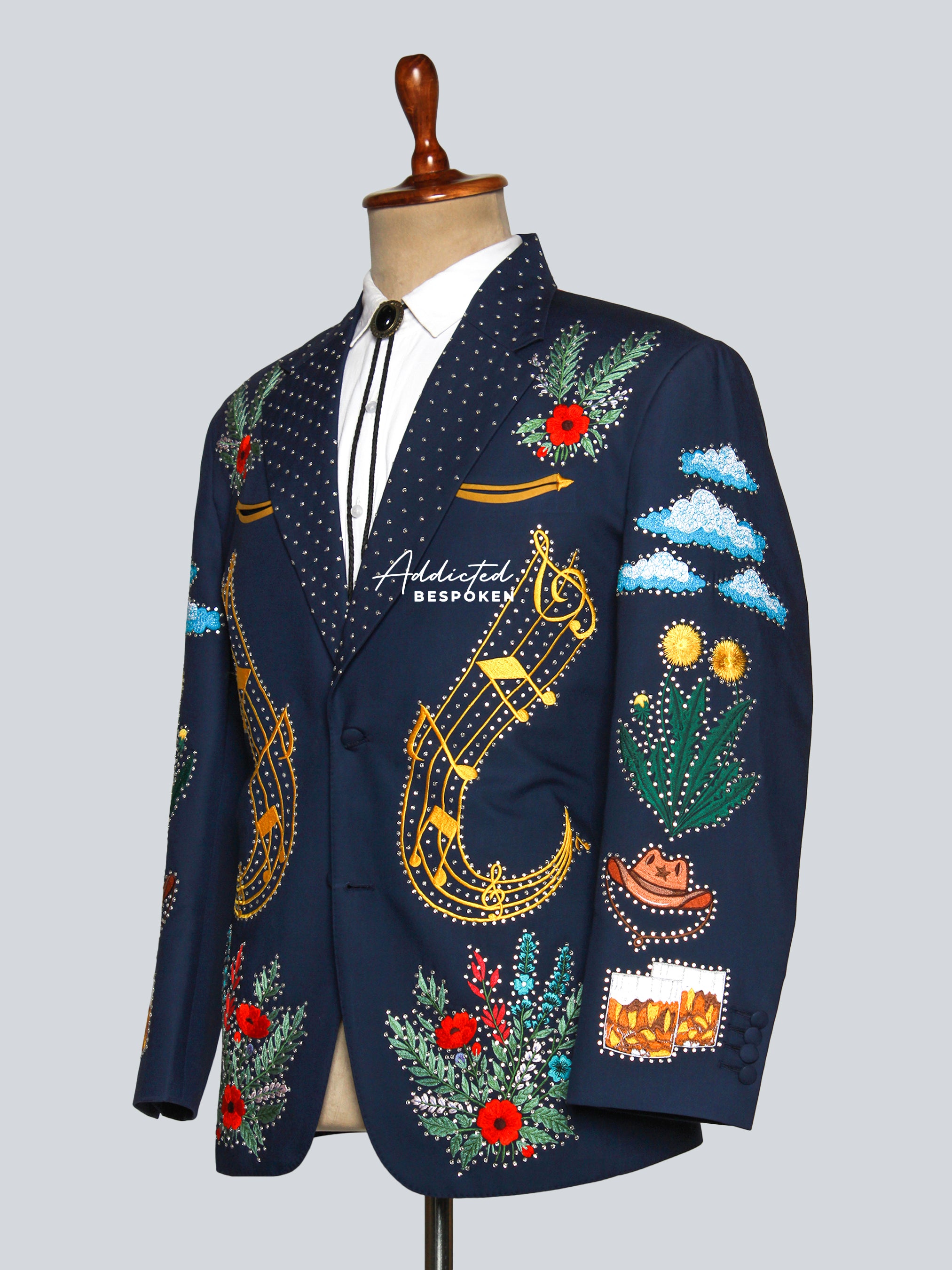 Desert Melody Embroidered Blazer