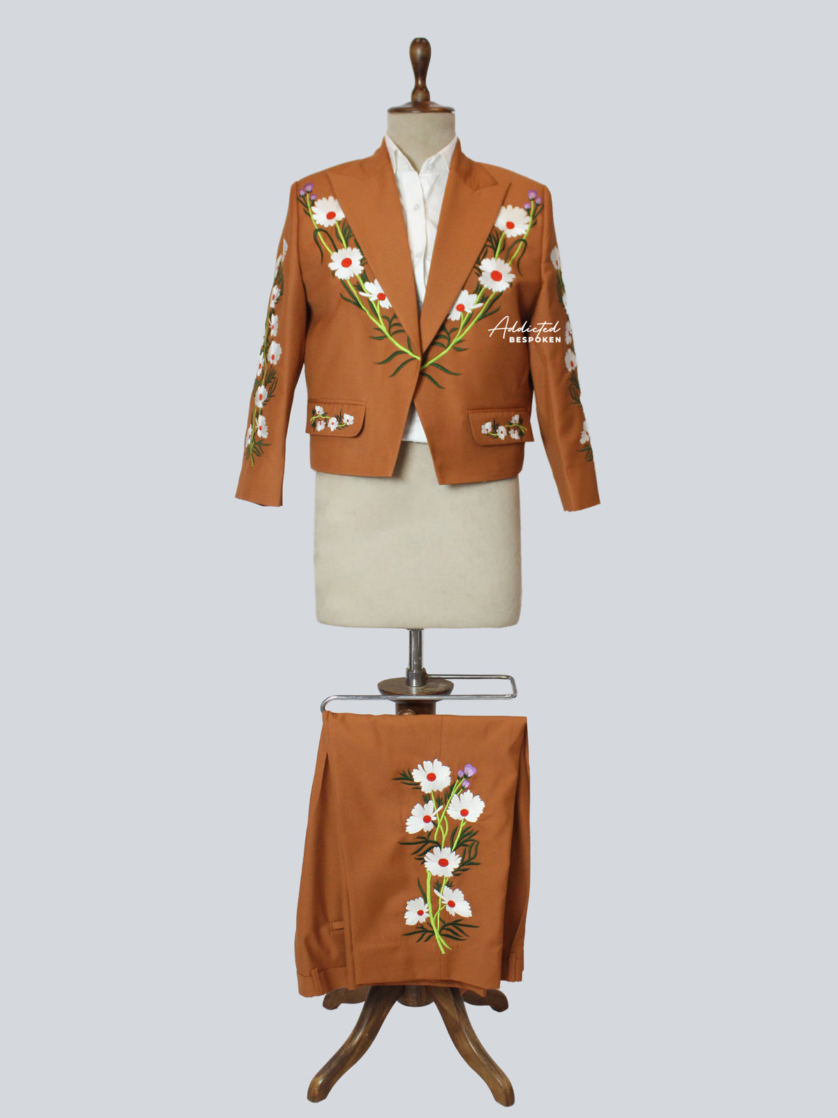 Brown Western Wedding Suit Addicted Bespoken